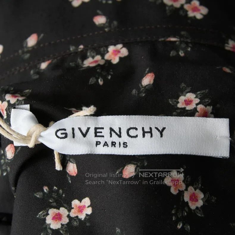 Givenchy Givenchy Floral Long Sleeve Shirt Size US S / EU 44-46 / 1 - 7 Thumbnail