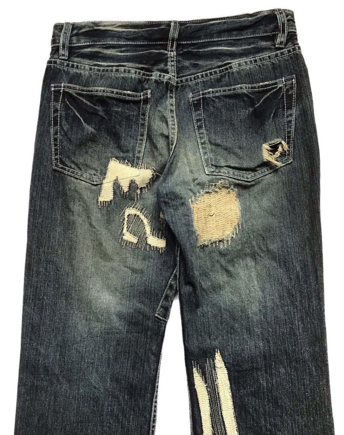 Takeo Kikuchi TAKEO KIKUCHI PATCHWORK STYLE JEANS Size US 32 / EU 48 - 5 Thumbnail