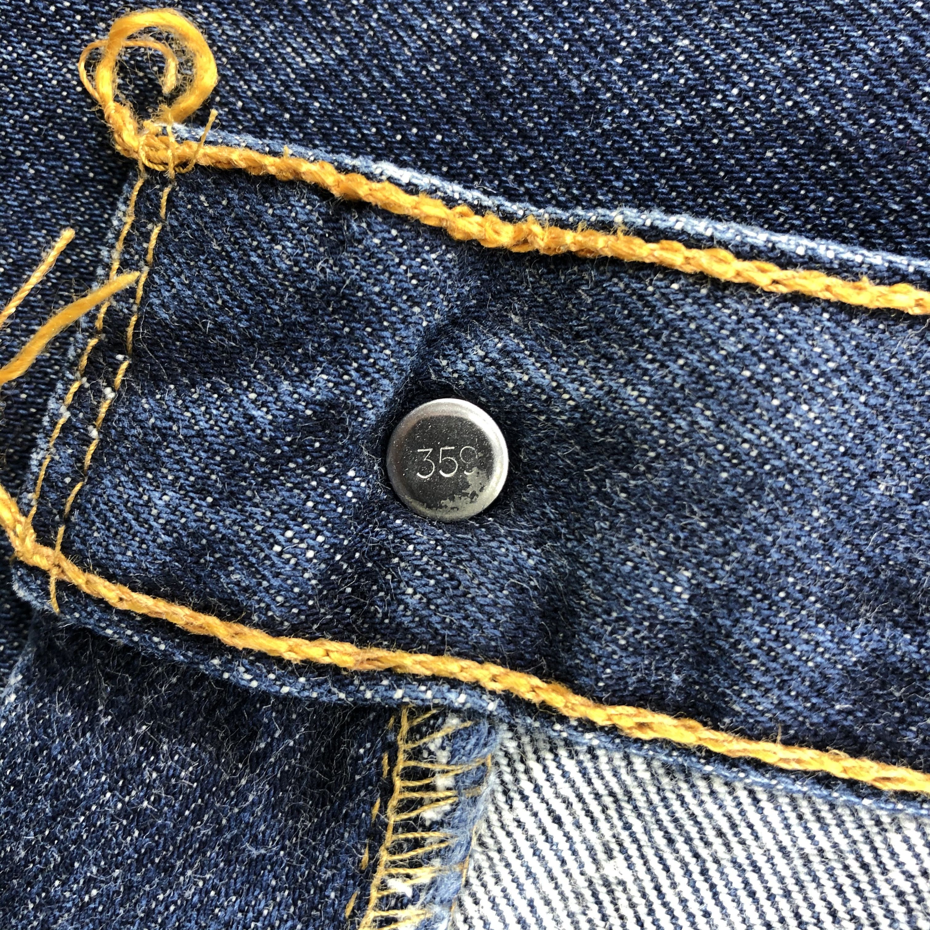 Levi's 90s Vintage Blue Wash Levis 501 Jeans-JM2717 Size US 39 - 10 Thumbnail