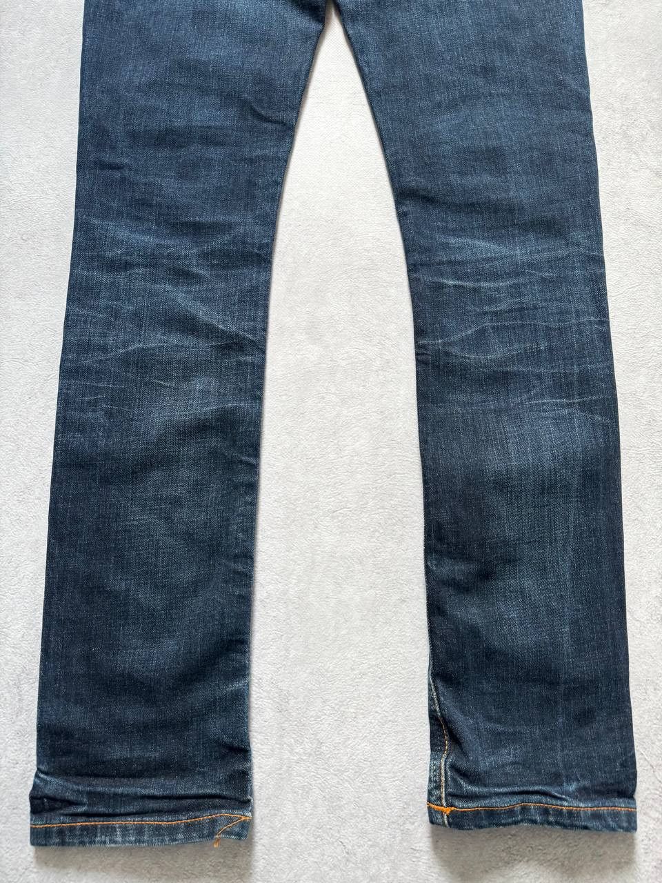 Nudie Jeans Nudie Jeans Lean Dean Crinkle Blues Denim Pants Size US 30 / EU 46 - 4 Thumbnail