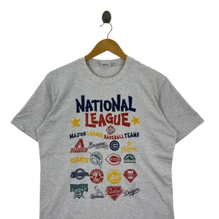 MLB MLB MAJOR LEAGUE BASEBALL Team Logo Tee Shirt Size US M / EU 48-50 / 2 - 2 Thumbnail