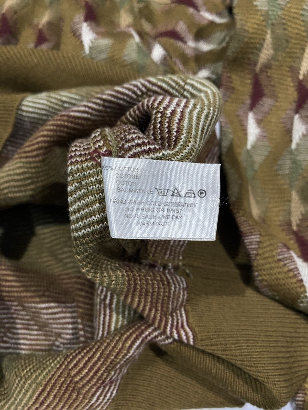 Missoni Missoni Italy Pattern Button Knit Size US L / EU 52-54 / 3 - 9 Thumbnail