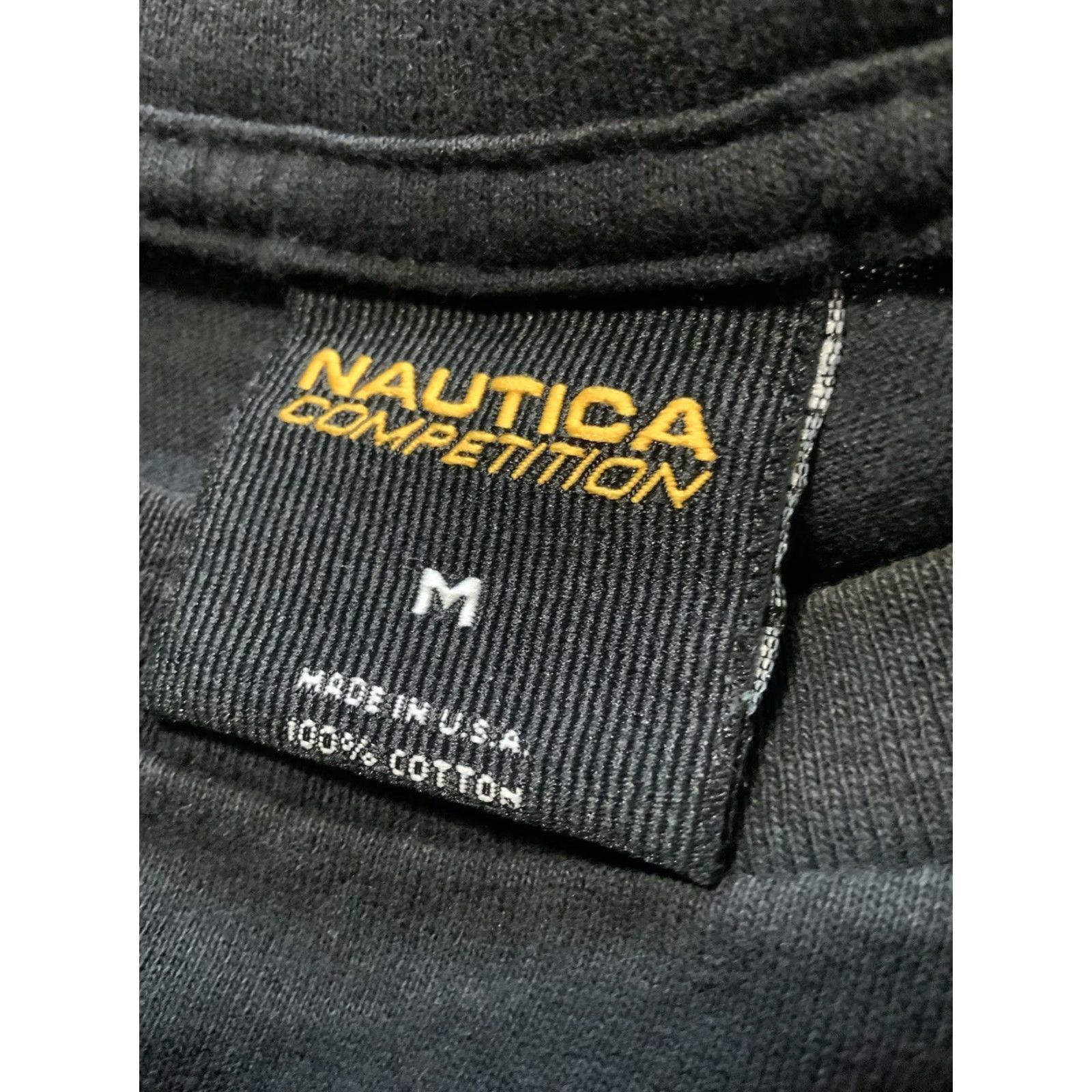 Nautica VINTAGE Nautica Striped S/S Crewneck Graphic T-Shirt M Men Black NSP? Size US M / EU 48-50 / 2 - 5 Thumbnail