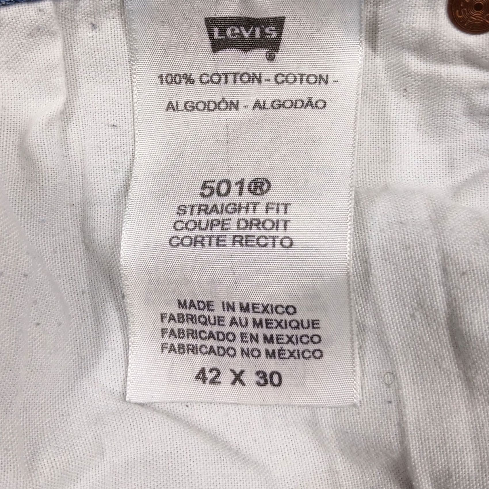 Levi's VINTAGE Levi's 501 Jeans Men's Blue Denim Straight Button Fly 42x30 Regular Mens Size US 42 / EU 58 - 5 Thumbnail