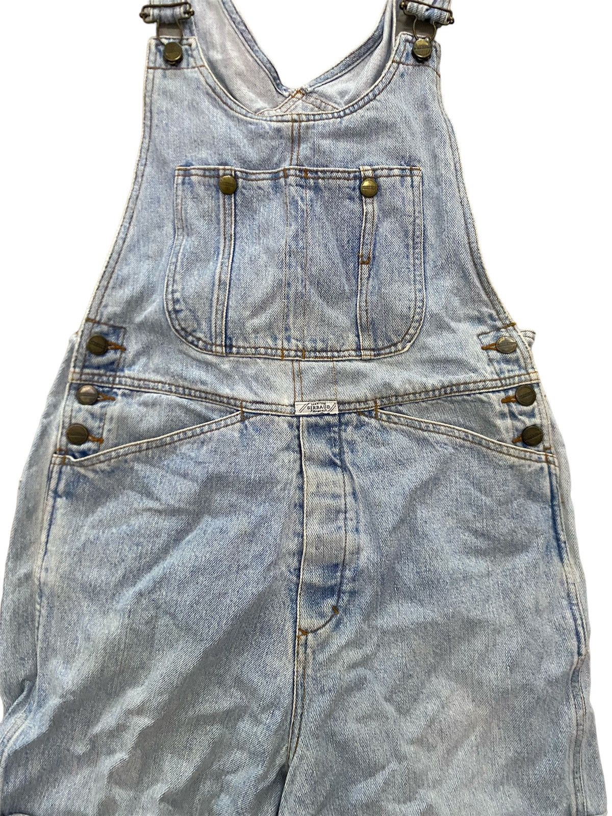 Marithe + Francois Girbaud Marithe Francois Girbaud Dungaree Stone Wash Short Jumpsuit Size US 32 / EU 48 - 2 Thumbnail