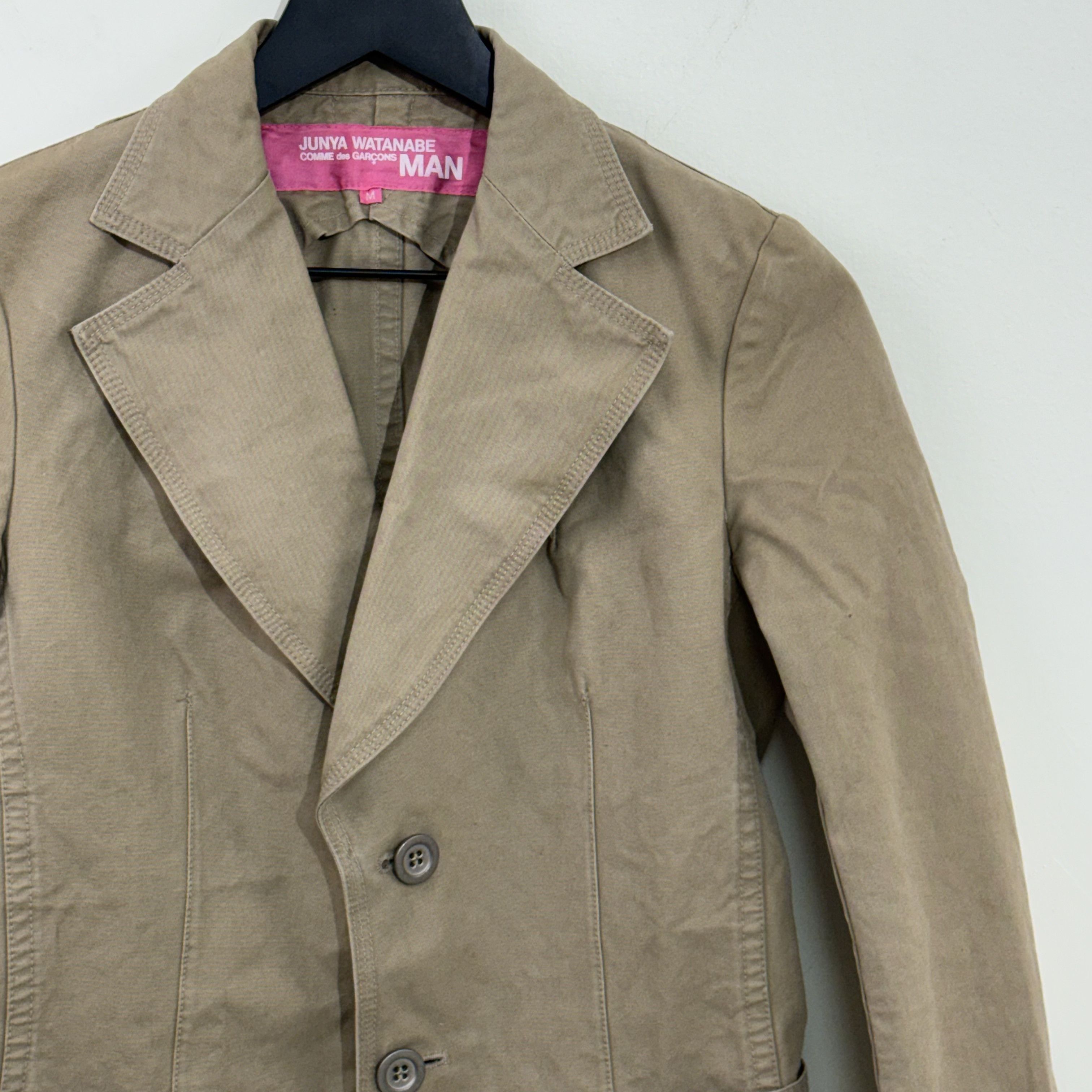 Junya Watanabe Junya Watanabe Man Pink AD2004 Cotton Work Jacket Size US XXS / EU 40 - 2 Thumbnail