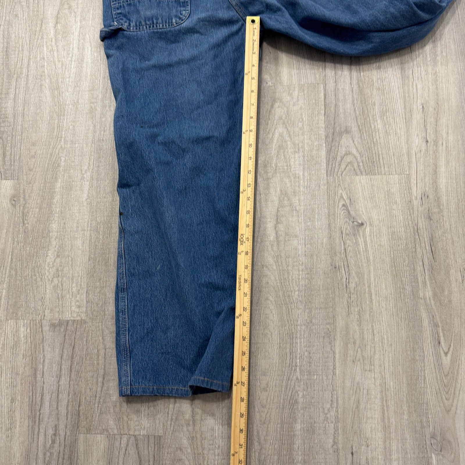 Carhartt Vintage Carhartt Overalls Men's 34 Blue 27" Inseam Denim Size US 34 / EU 50 - 11 Thumbnail