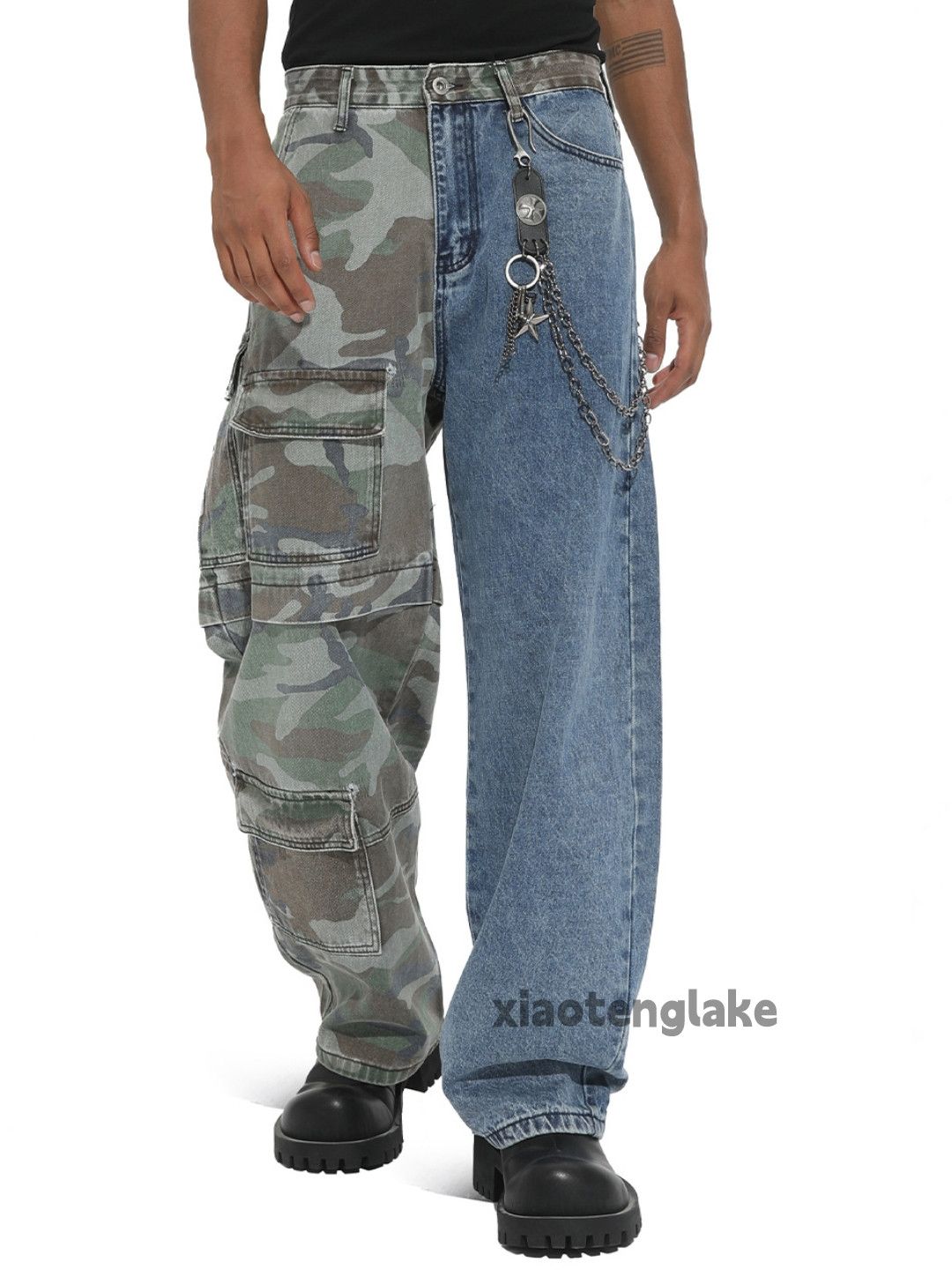 Vintage Utility skate hiphop military loose baggy cargo pants Size US 30 / EU 46 - 2 Thumbnail