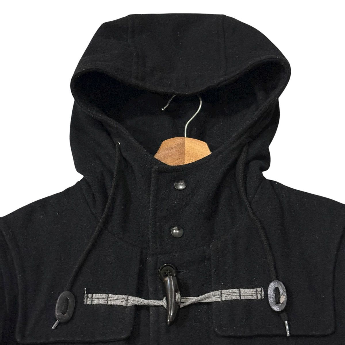 CABANE de ZUCCa Vintage Cabane De Zucca Issey Miyake Wool Duffle Jacket Size US M / EU 48-50 / 2 - 7 Thumbnail