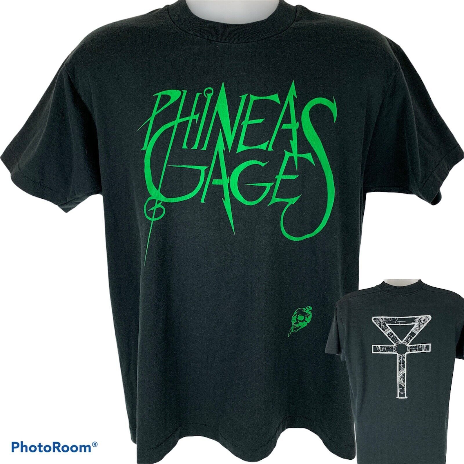 Fruit Of The Loom Vintage 90s Phineas Gage T Shirt Arizona Black L Large Size US L / EU 52-54 / 3 - 1 Thumbnail