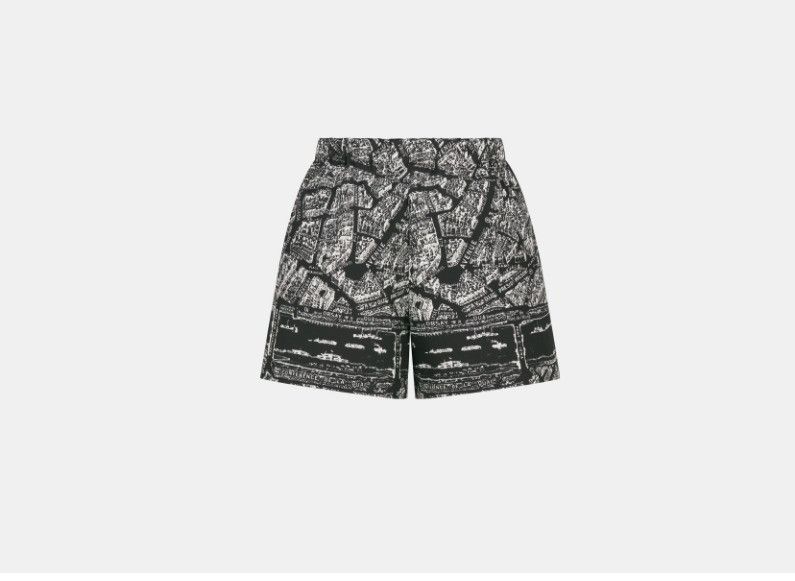 Dior o1w1db10425 321P05A Short in Black & White Size 26" / US 2 / IT 38 - 2 Thumbnail