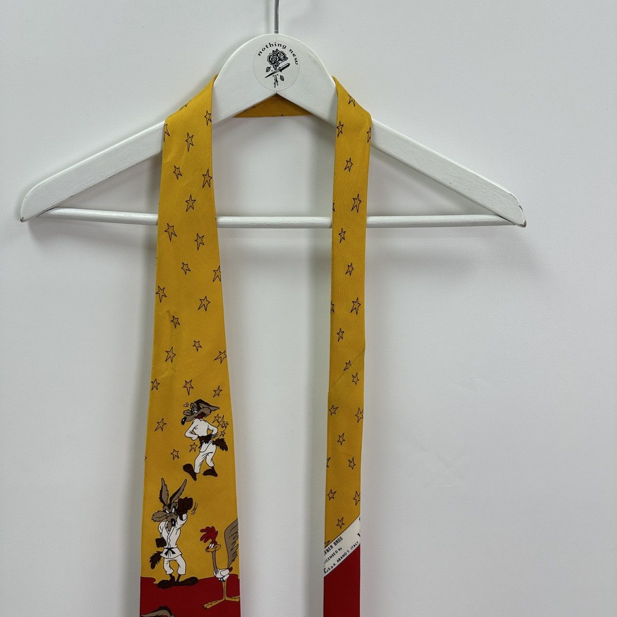 Vintage Vintage 90s Looney Tunes Warner Bros Karate Coyote tie y2k Size ONE SIZE - 3 Thumbnail