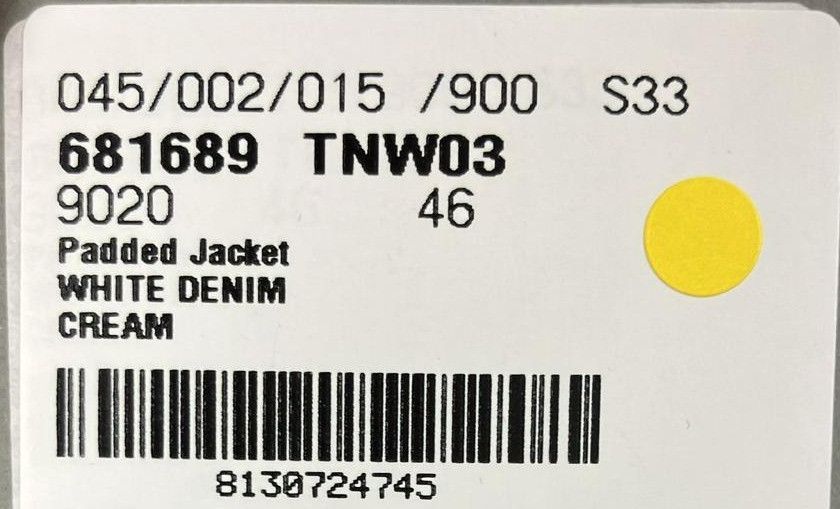 Balenciaga o1mt1gz0924 Padded Jacket in White Size US S / EU 44-46 / 1 - 7 Thumbnail