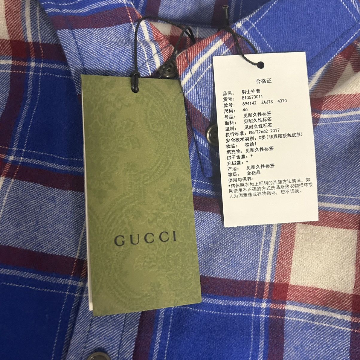 Gucci New Gucci X Pablo Delcielo Oversized Wool Flannel Size 46 Size US S / EU 44-46 / 1 - 4 Thumbnail