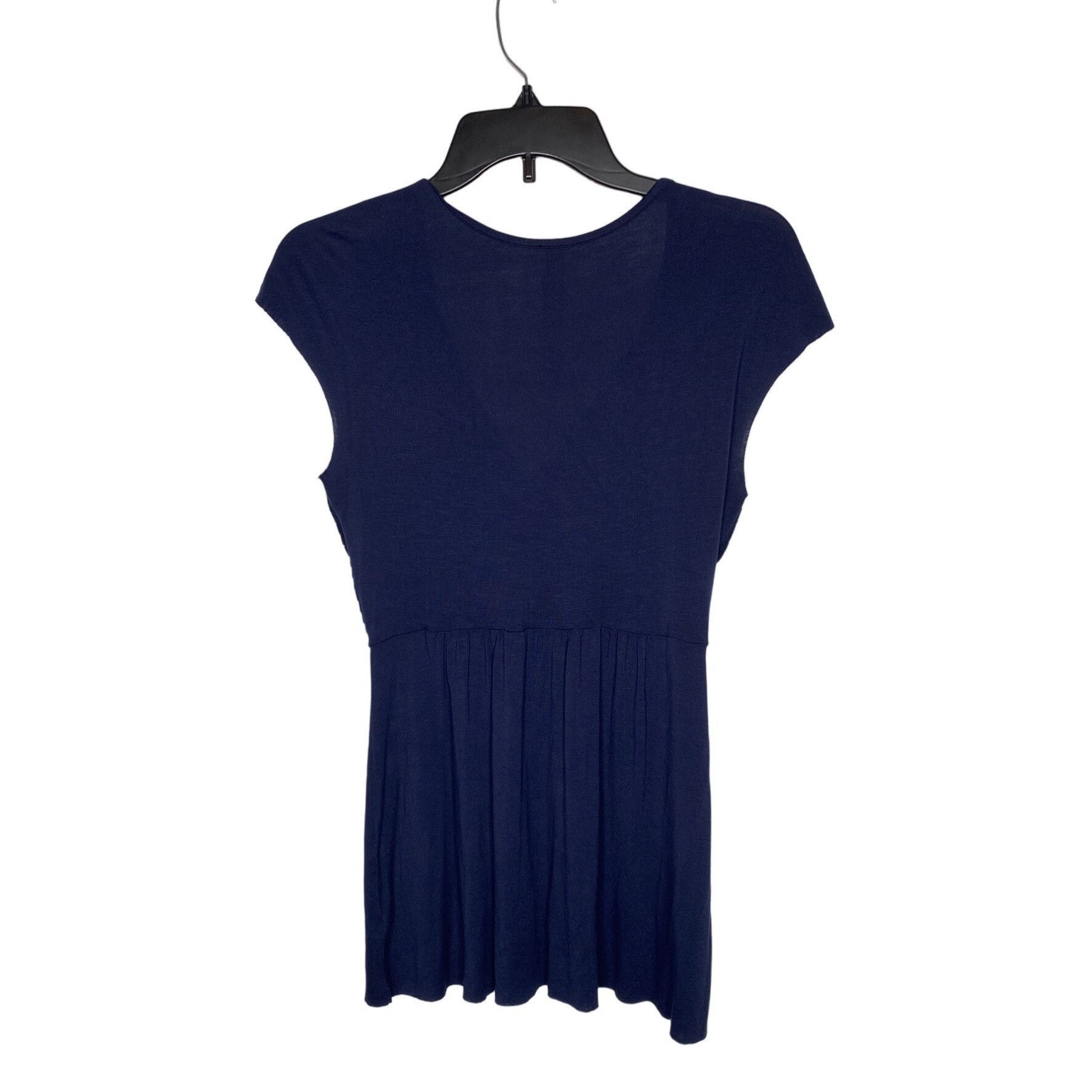 Bailey 44 BAILEY 44 WOMEN'S NAVY BLUE PLEATED TUNIC TOP SZ S Size S / US 4 / IT 40 - 2 Thumbnail