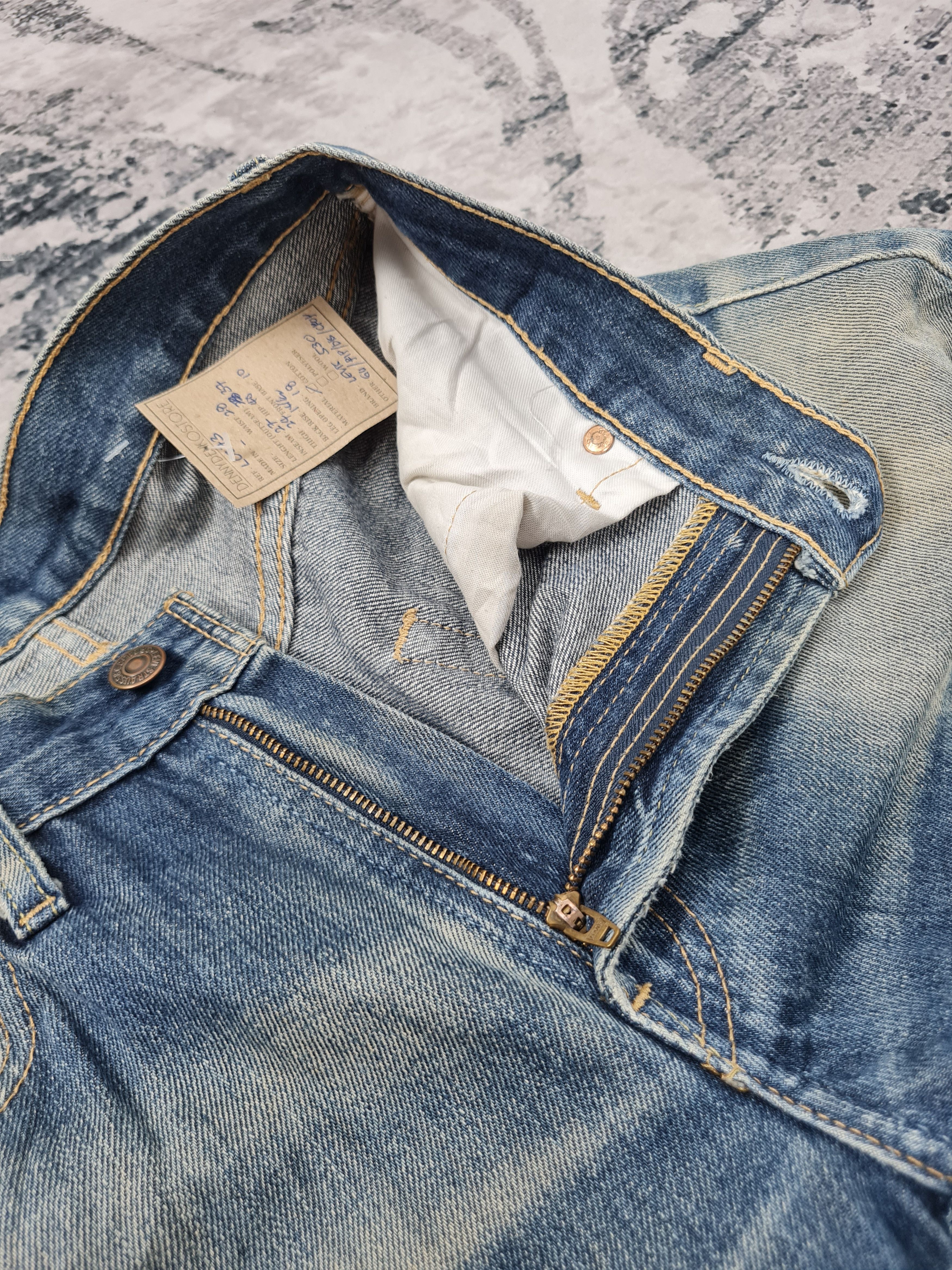 Levi's Vintage Clothing LEVIS 530 Distressed Stone Wash Cropped L0373 Size 28X27 Size US 28 / EU 44 - 8 Thumbnail