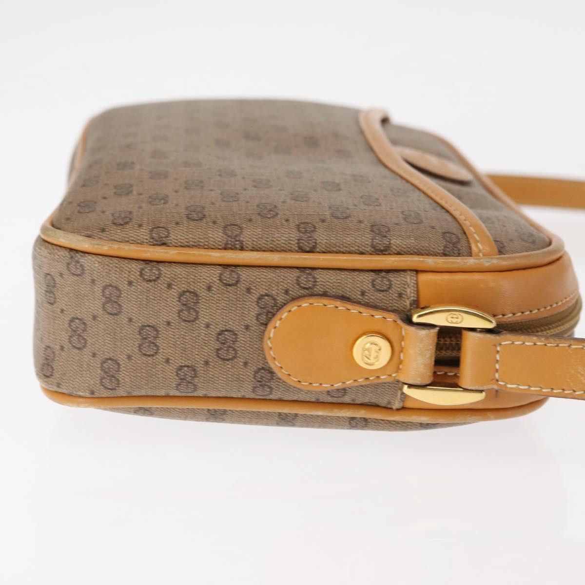 Gucci GUCCI Micro GG Canvas Shoulder Bag Pvc Leather Beige Size ONE SIZE - 4 Thumbnail