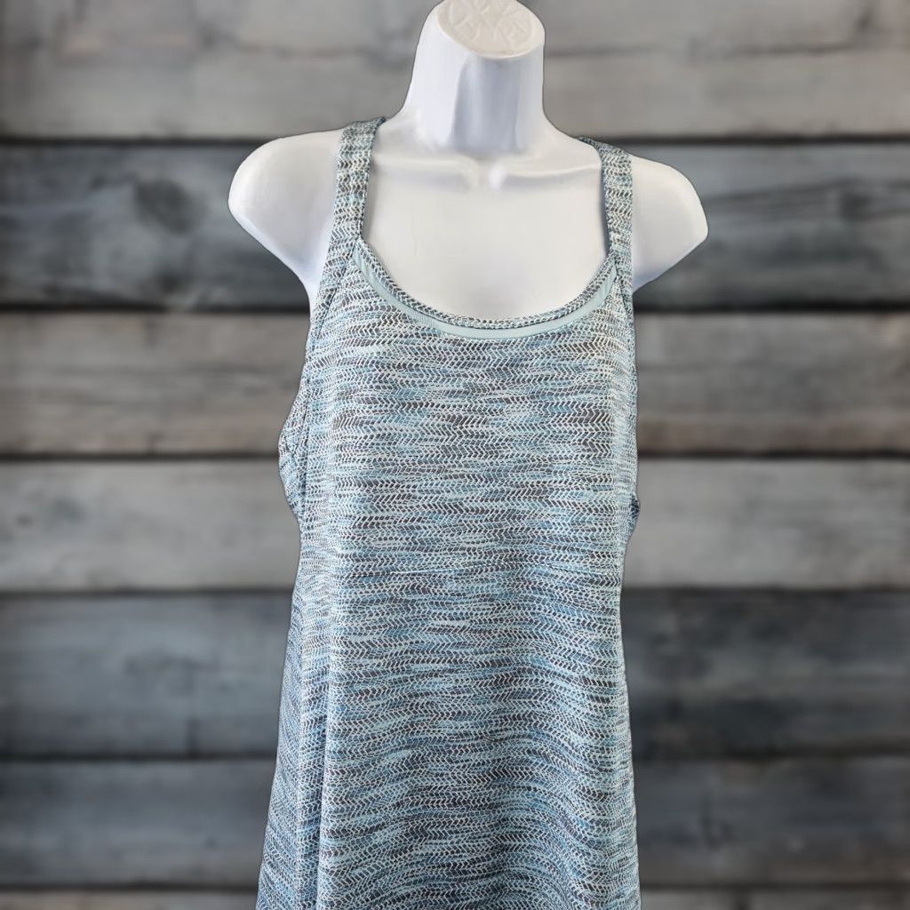 Vintage VINTAGE? MPG Womens Travel Dress XL Blue V-Neck Sleeveless (Note: If not vintage, omit "VINTAGE".) Size XL / US 12-14 / IT 48-50 - 1 Thumbnail
