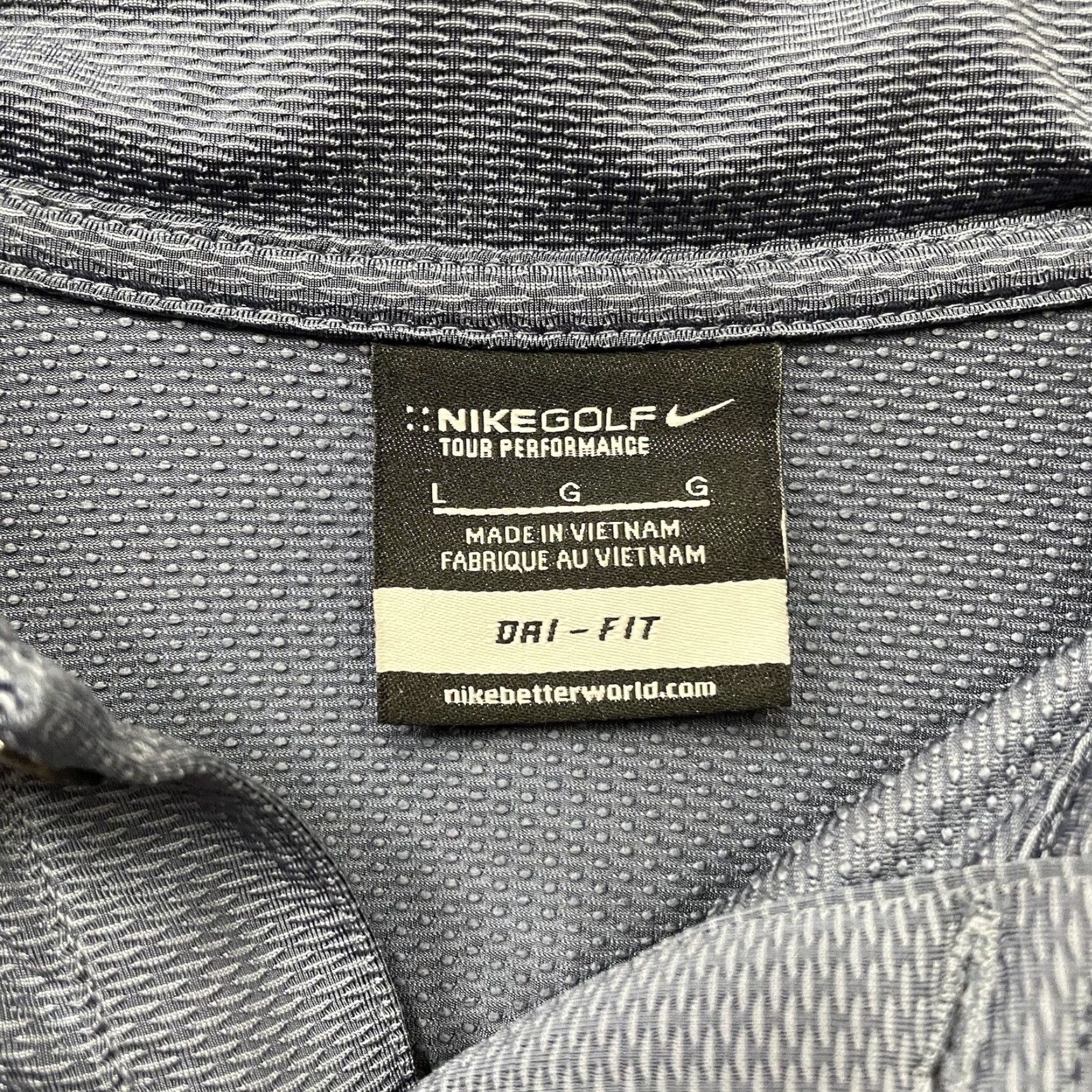 Nike Nike Golf Tour Performance Dri-Fit Polo Shirt Mens L Blue Polo Golf Mens L Nike Tour Performance Dri-Fit Polo Shirt Blue Size US L / EU 52-54 / 3 - 4 Thumbnail