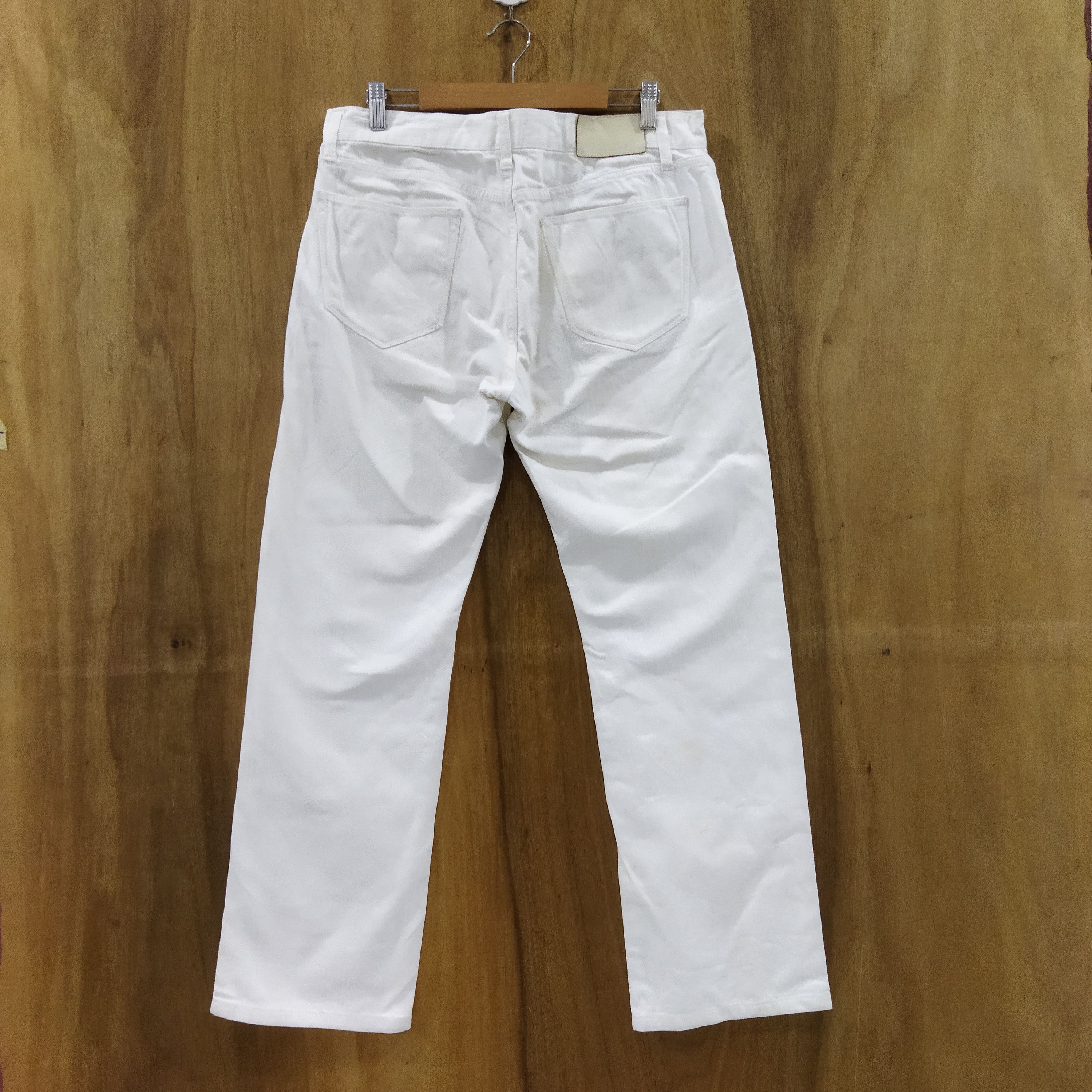 Japanese Brand × Uniqlo UNIQLO FADED WHITE YELLOW JEANS PANTS Size US 32 / EU 48 - 7 Thumbnail