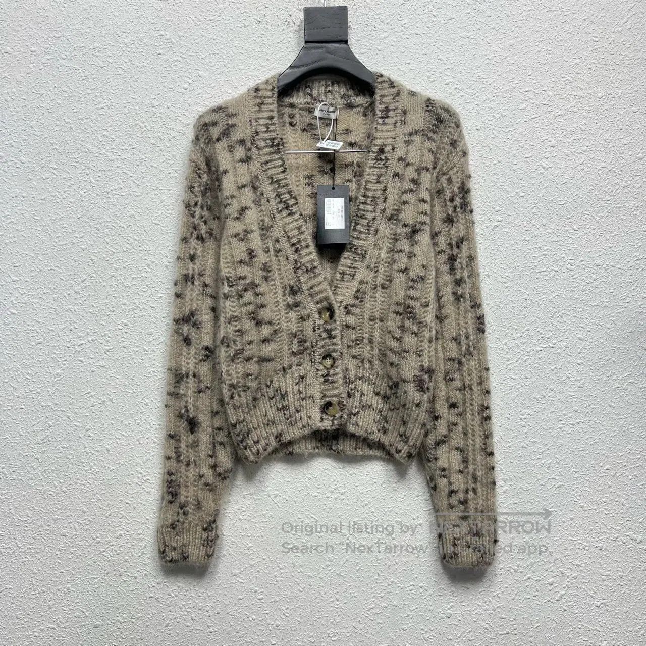 Saint Laurent Paris Saint Laurent Paris Cashmere knit cardigan Size S / US 4 / IT 40 - 1 Thumbnail