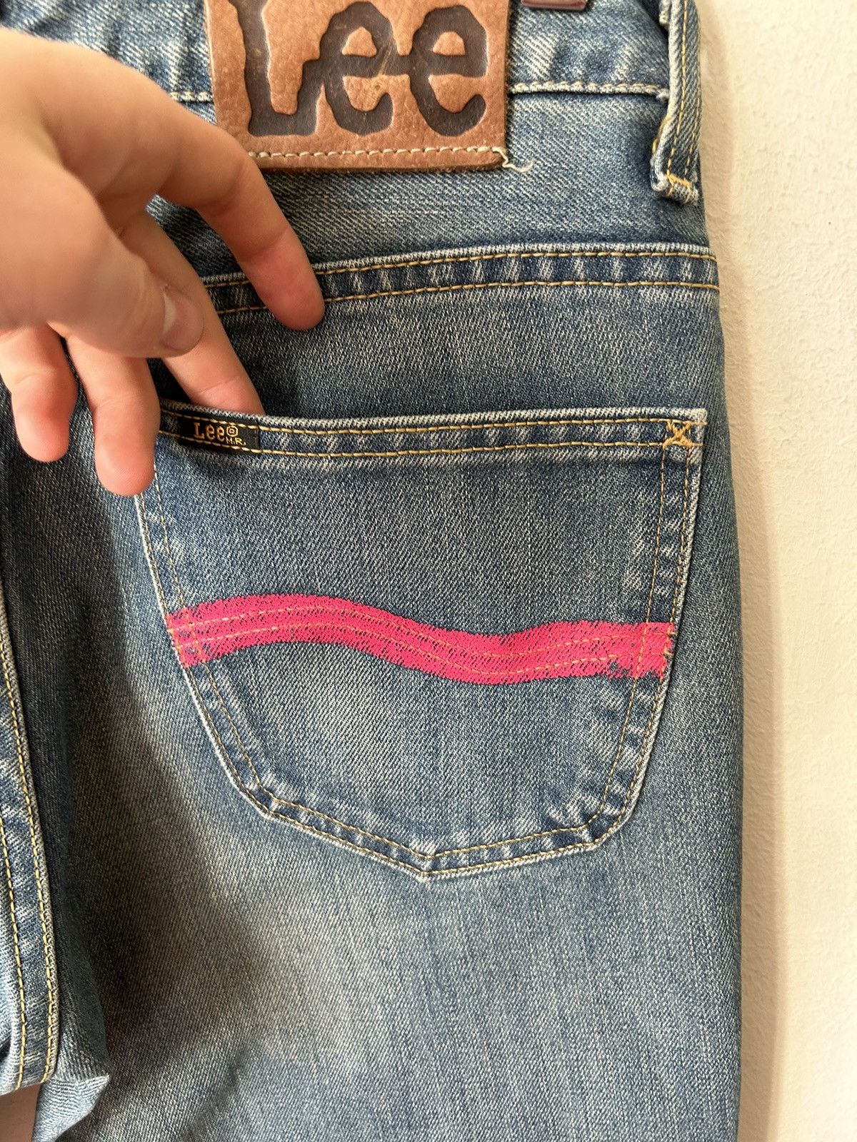 Lee × Vintage Vintage Lee Riders Japanese Selvige Blue Jeans Size US 31 - 4 Thumbnail