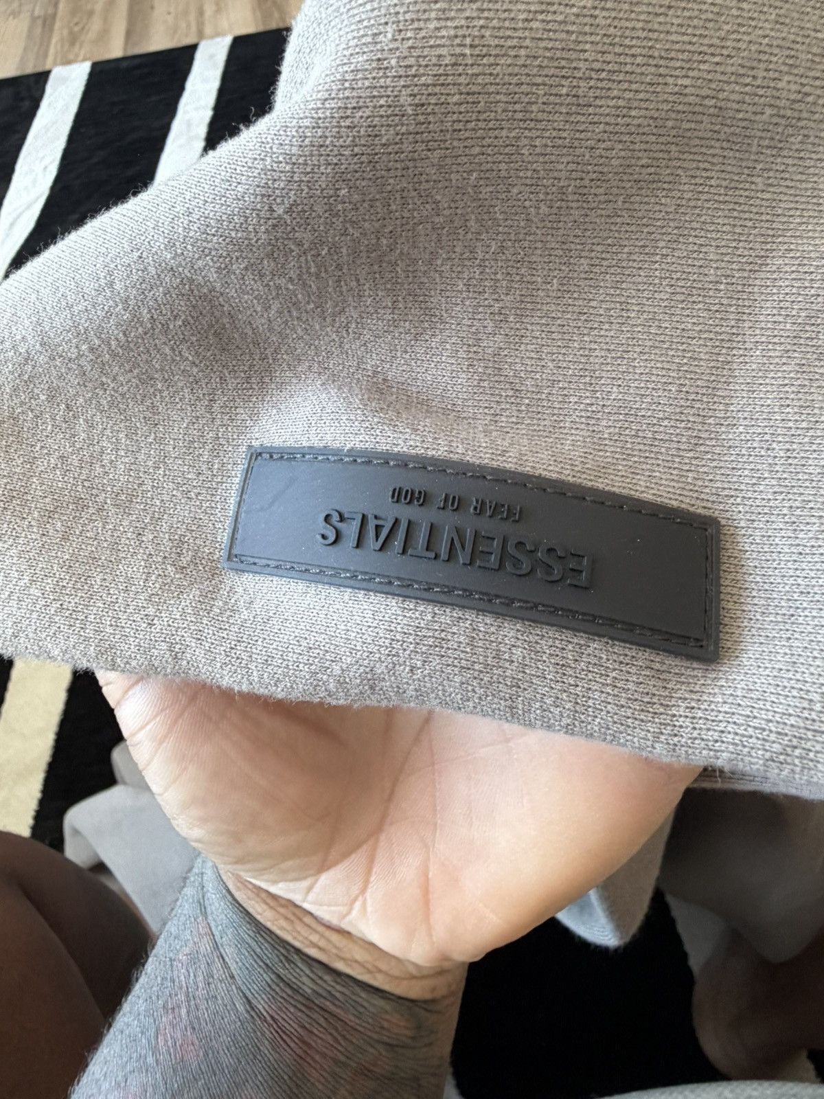 Essentials Essentials Taupe Hoody - Size M Size US M / EU 48-50 / 2 - 5 Thumbnail