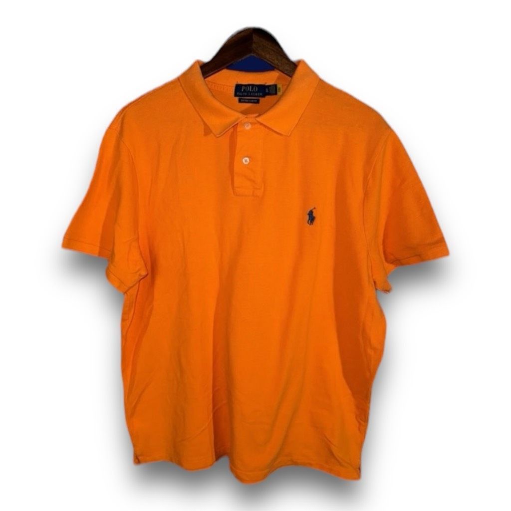 Polo Ralph Lauren Polo Ralph Lauren Sailing Orange Pique Polo Shirt Size XL Size US XL / EU 56 / 4 - 1 Thumbnail