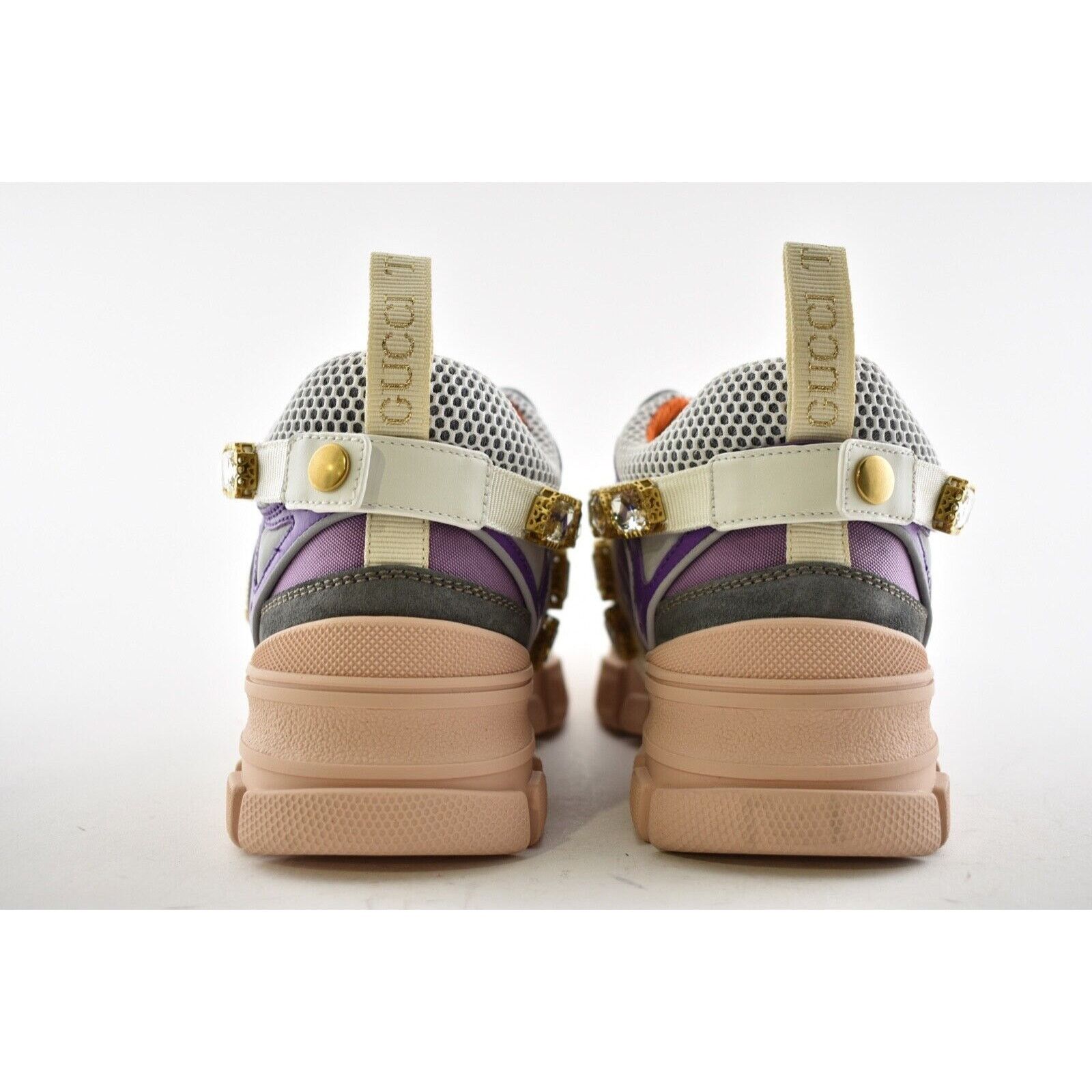 Gucci Womens Journey Flashtrek Crystal Hiker Low Boot Sneaker 36 Size US 6 / IT 36 - 11 Thumbnail