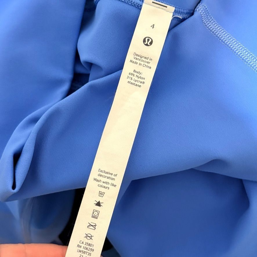 Lululemon Lululemon Wunder Train 28" High-Rise Tight 4 Blue Nile EUC L Size 27" / US 4 / IT 40 - 3 Thumbnail