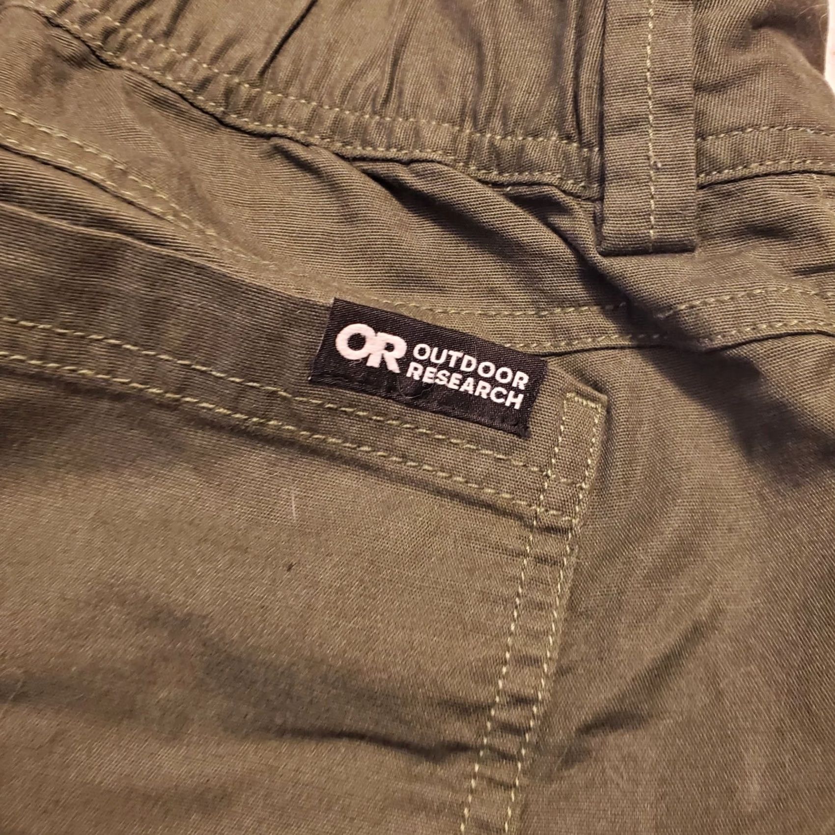 Outdoor Research Outdoor Research OR Womens Sz Sm Canvas Camp Shorts Dark Green 3" Inseam Size 28" / US 6 / IT 42 - 5 Thumbnail