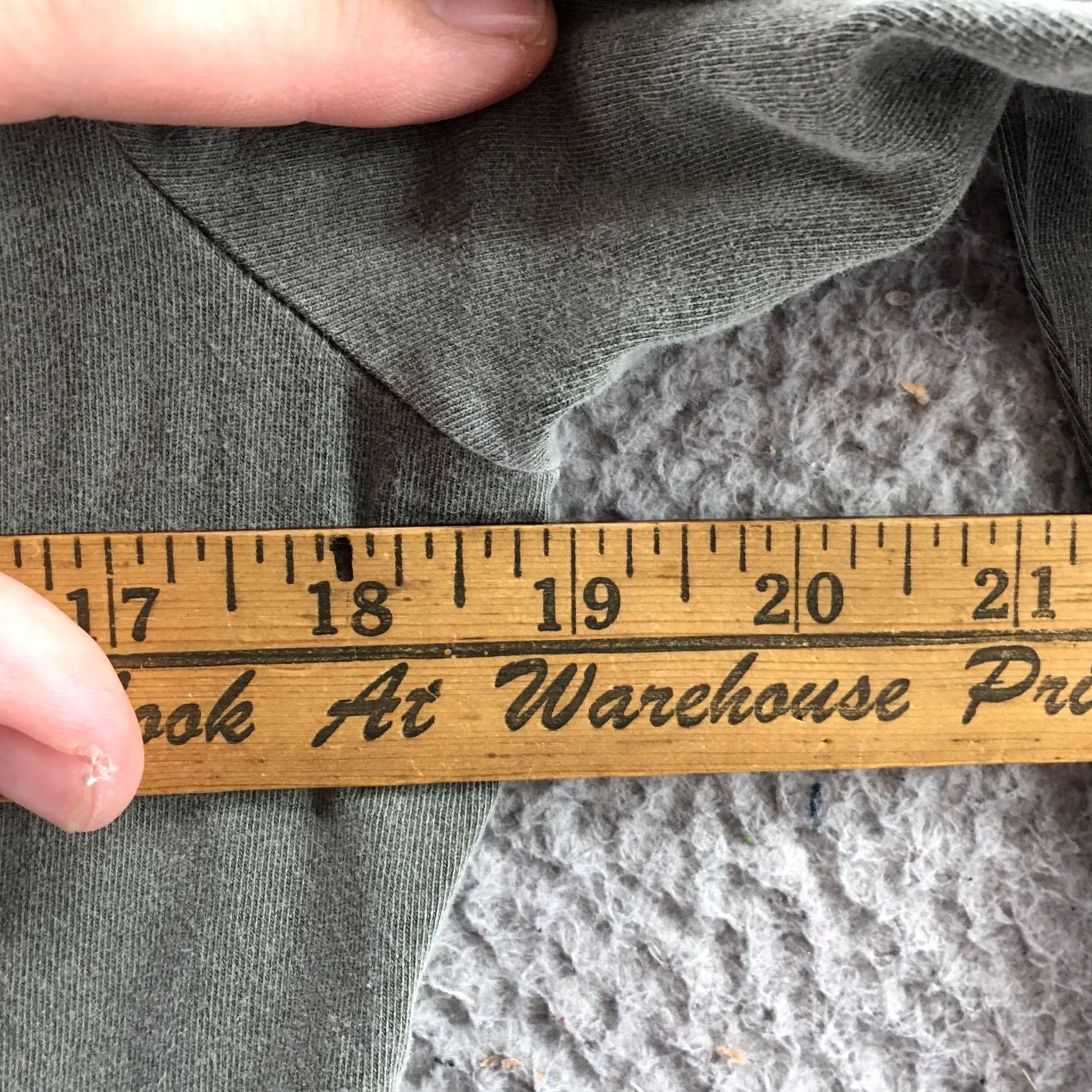 Vintage XCVI Zip Up Shirt Womens XL 3/4 Sleeve Grey Cotton Blend Mock Neck Casual Pocket Shirt Size XL / US 12-14 / IT 48-50 - 7 Thumbnail