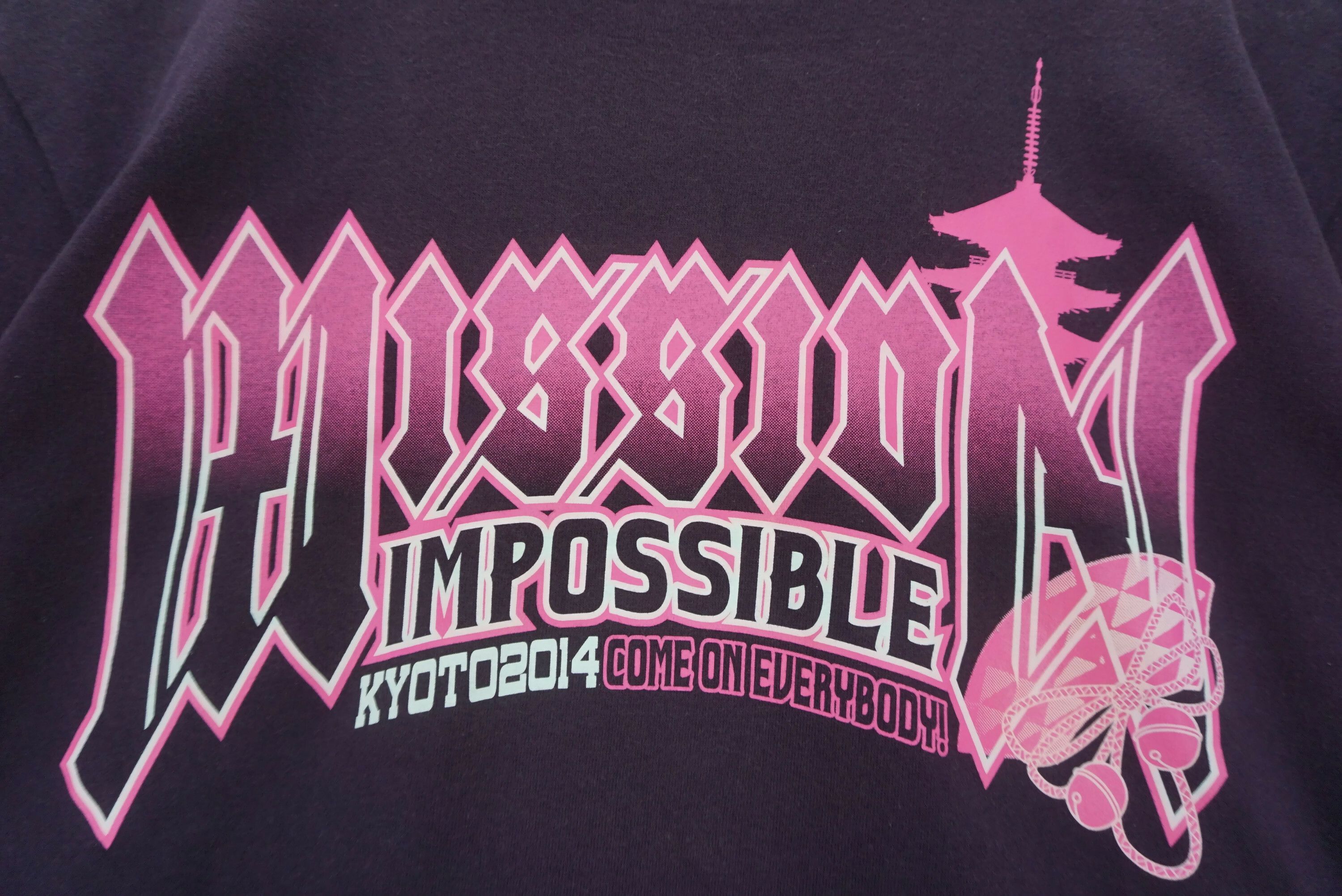 Japanese Brand Mission Impossible Kyoto 2014 Tour T Music Band Kimono Girl Size US M / EU 48-50 / 2 - 4 Thumbnail