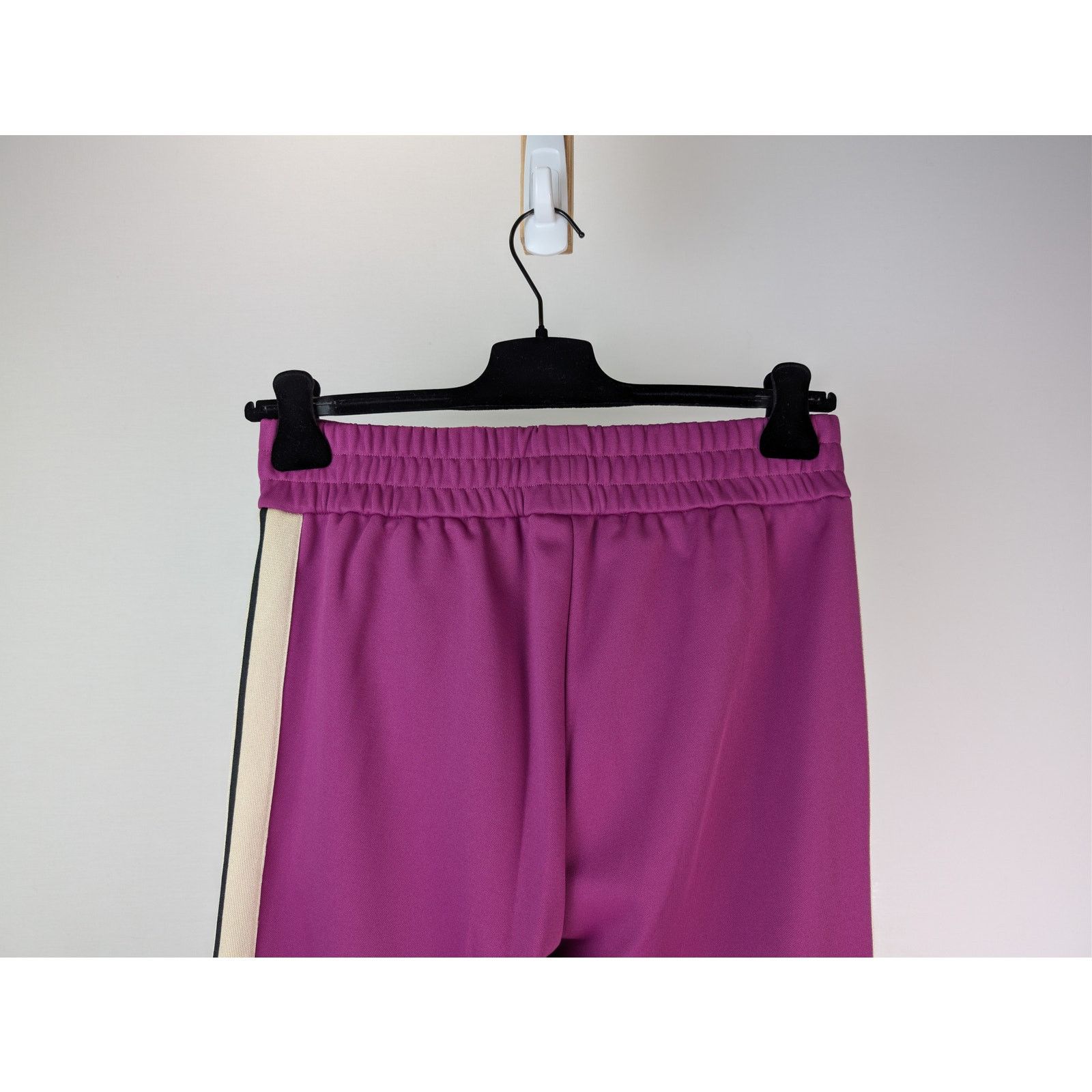 Palm Angels o1rshd1 Q:2 / Classic Logo Track Pants in Purple / Off White Size US 34 / EU 50 - 12 Thumbnail