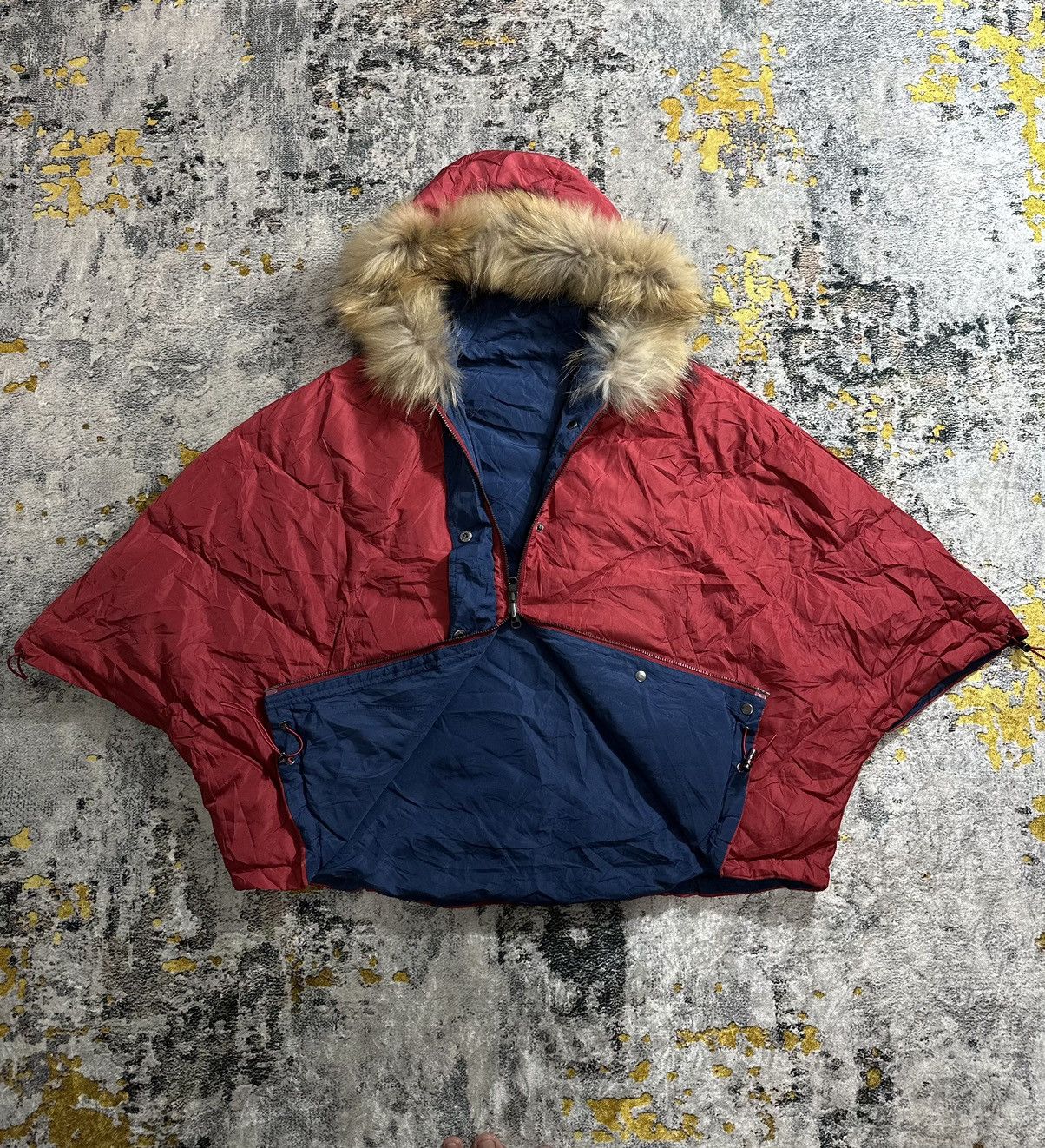 If Six Was Nine × Japanese Brand × Le Grande Bleu (L.G.B.) ALBACHER BOXY FUR ZIPHOODED JACKET IF SIX WAS NINE LGB STYLE Size US XXL / EU 58 / 5 - 3 Thumbnail