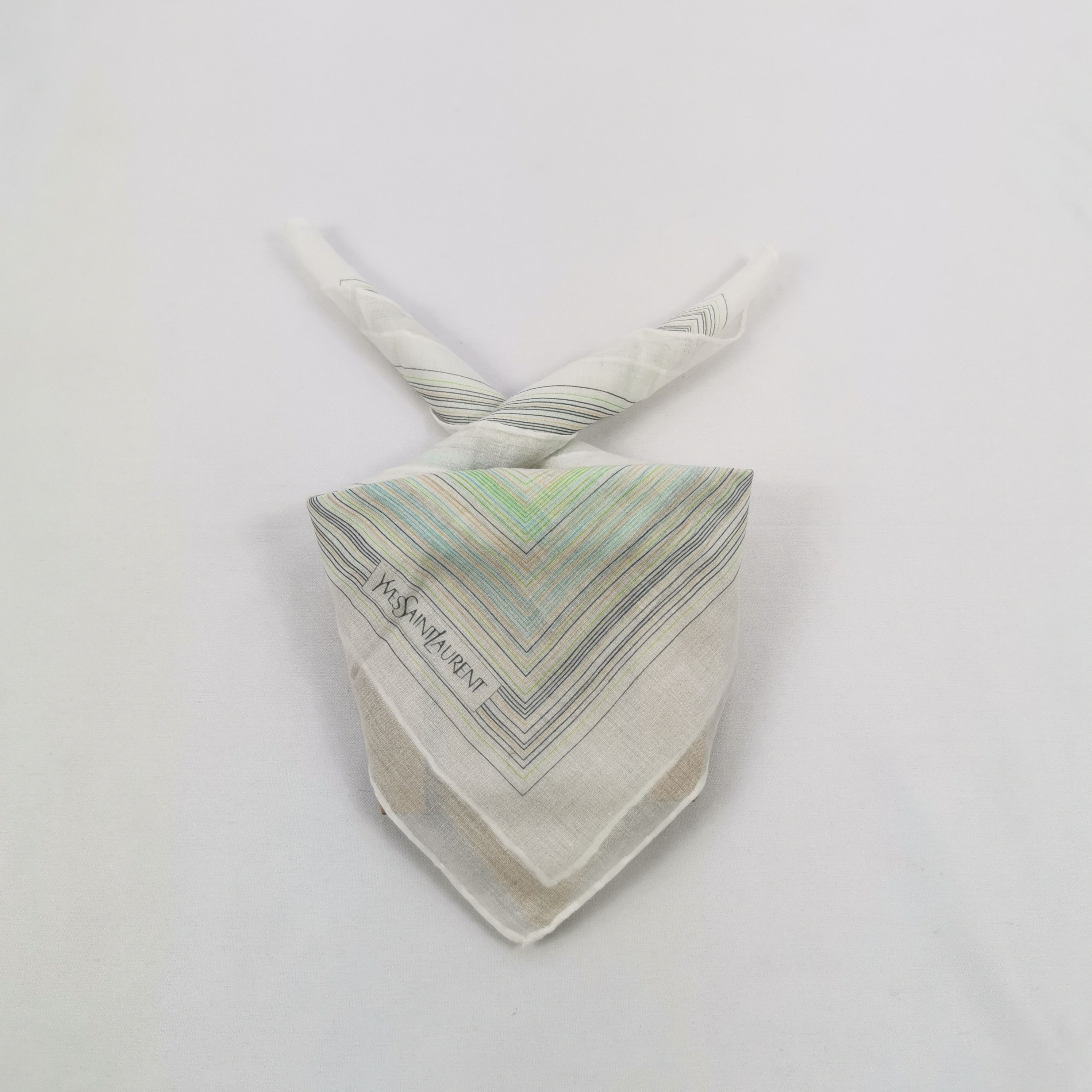 Vintage Vintage Yves Saint Laurent Handkerchief Neckerchief Bandana Size ONE SIZE - 1 Thumbnail