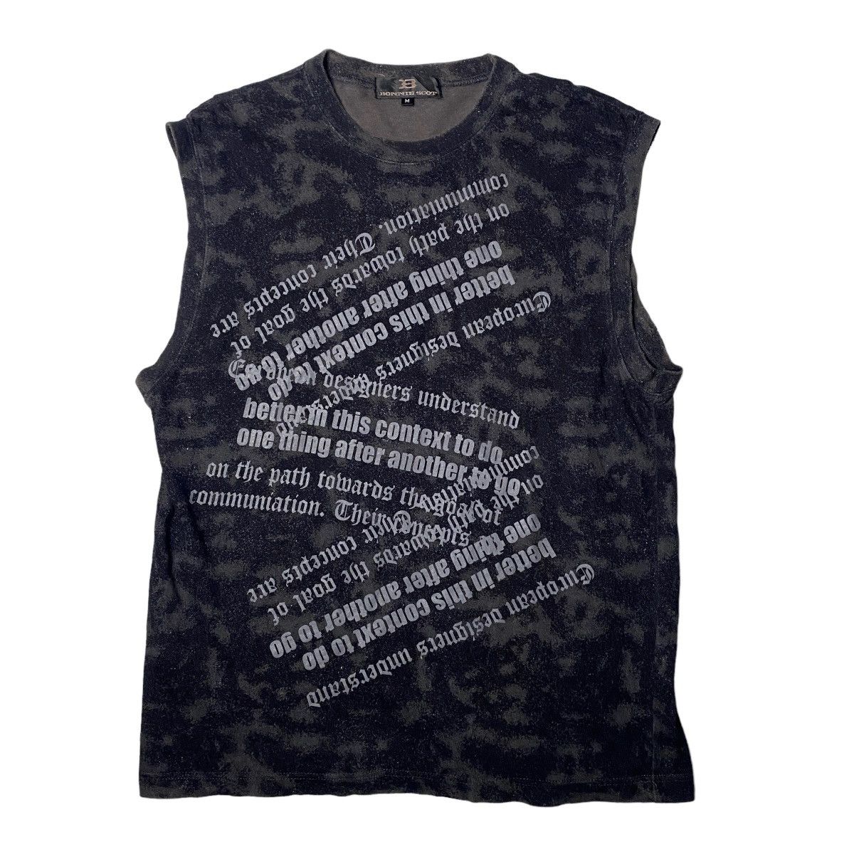 If Six Was Nine × KMRii × Le Grande Bleu (L.G.B.) 2000's Bonnie Scot Poem Tanktop Size US M / EU 48-50 / 2 - 1 Thumbnail
