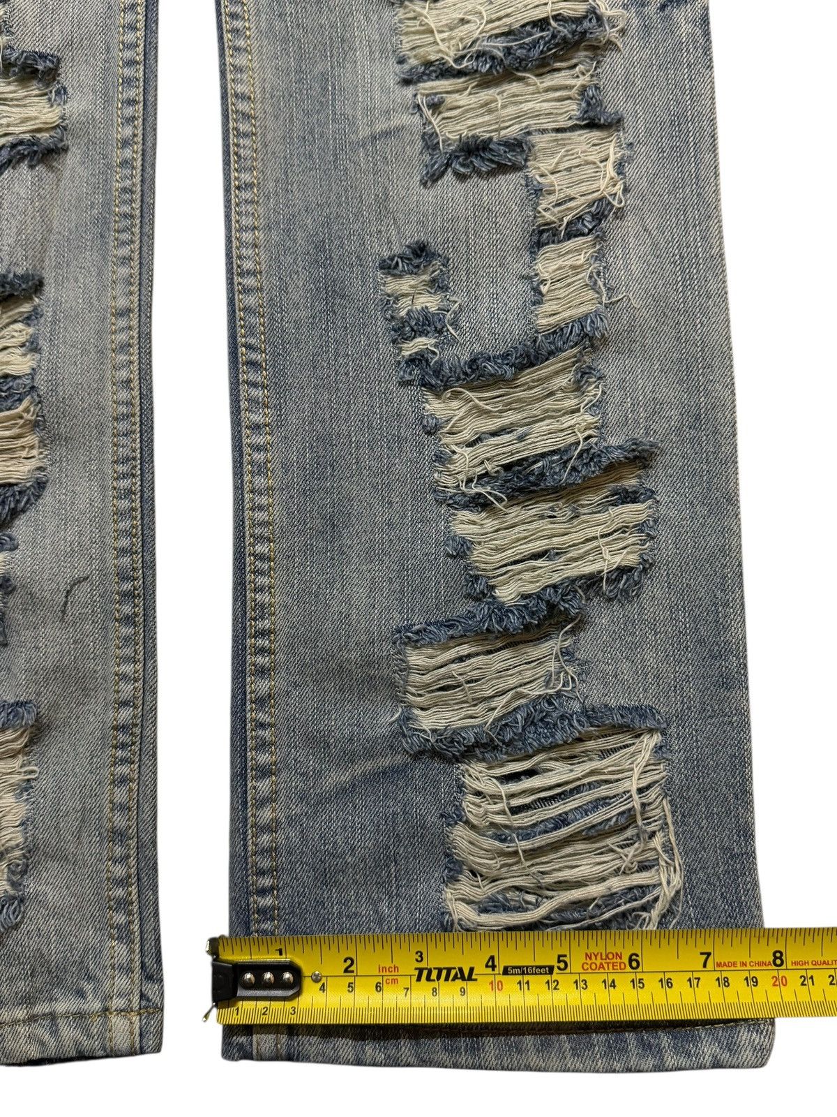 If Six Was Nine Vintage Y2K Japanese Brand Faded Ripped Style Distressed Size US 31 - 14 Thumbnail