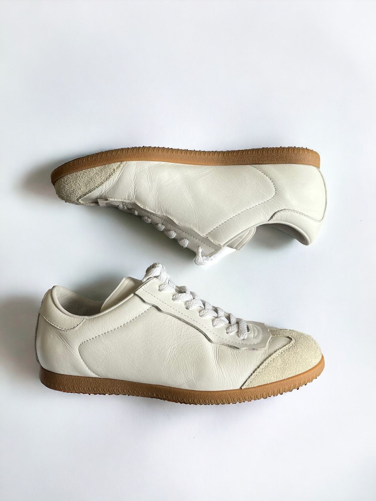 Maison Margiela Margiela featherlight cutout low top sneakers Size US 7 / IT 37 - 1 Thumbnail