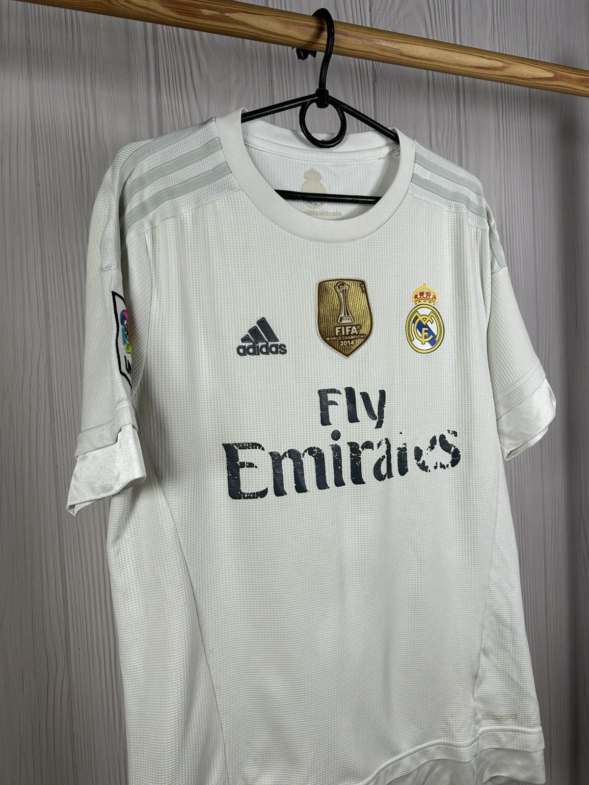 Adidas Real Madrid 2015/16 Home Football Jersey Size Adidas FIFA Size US L / EU 52-54 / 3 - 2 Thumbnail