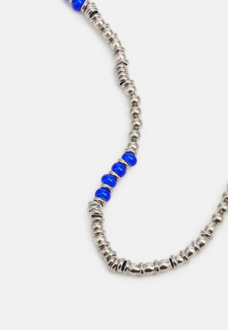Paul Smith !DS! SS23 Paul Smith Beads Silver Blue Necklace Size ONE SIZE - 2 Thumbnail