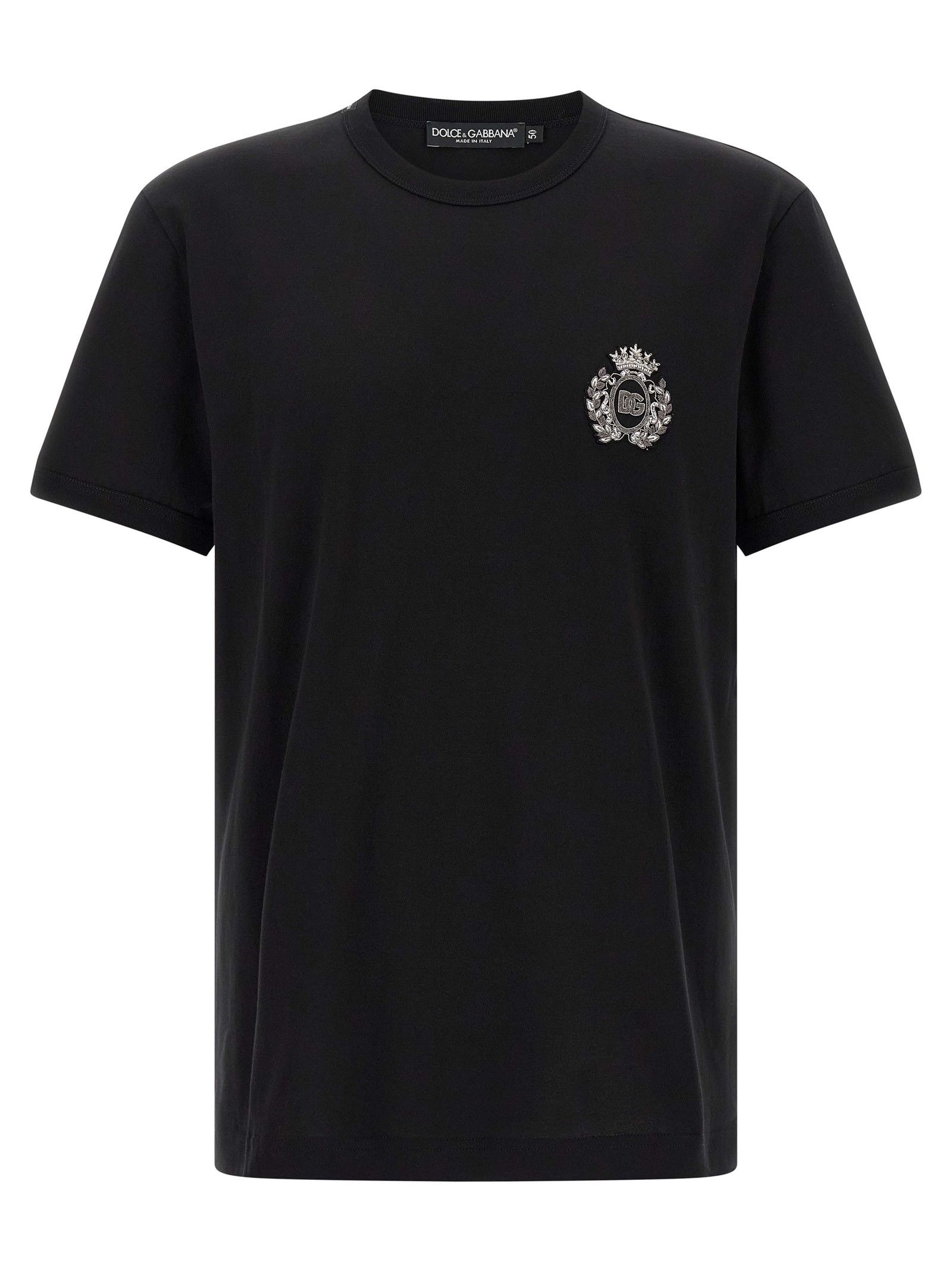Dolce & Gabbana Heraldic Patch T-Shirt Size US S / EU 44-46 / 1 - 1 Thumbnail