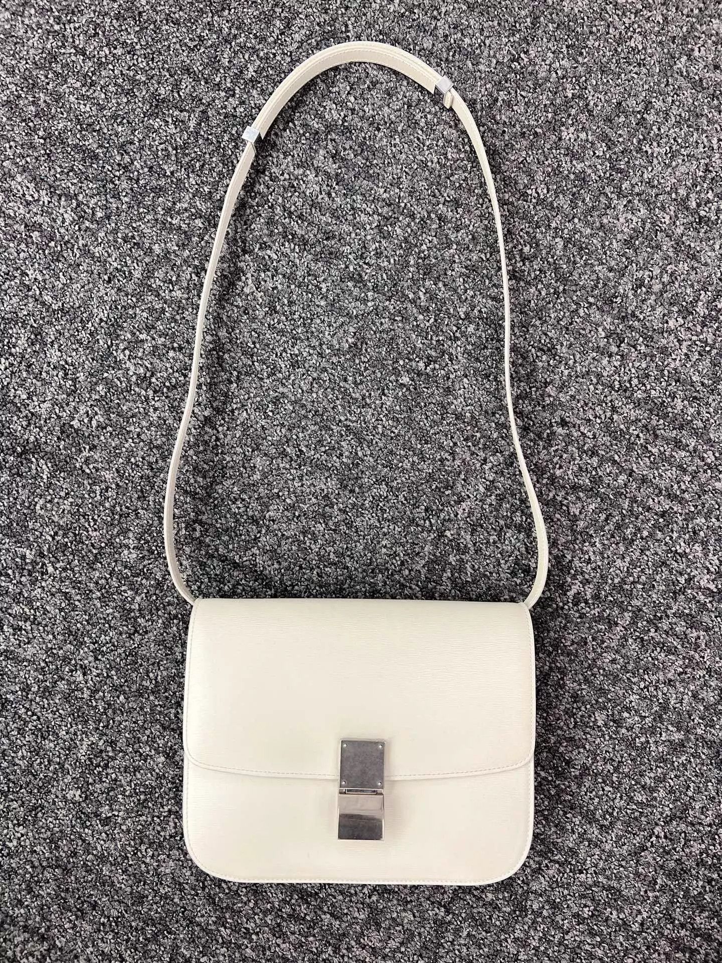 Celine Celine Trapeze Crossbody White 98 New Size ONE SIZE - 1 Thumbnail