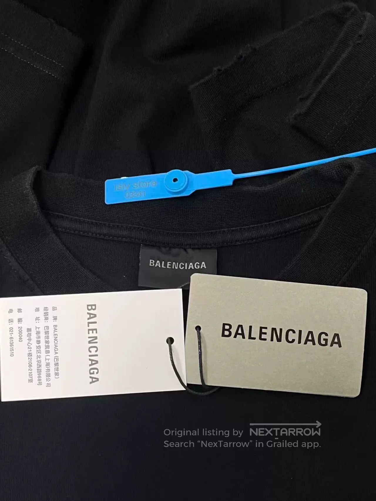 Balenciaga Balenciaga Logo Print Crewneck Short-Sleeve T-Shirt. Size US M / EU 48-50 / 2 - 5 Thumbnail