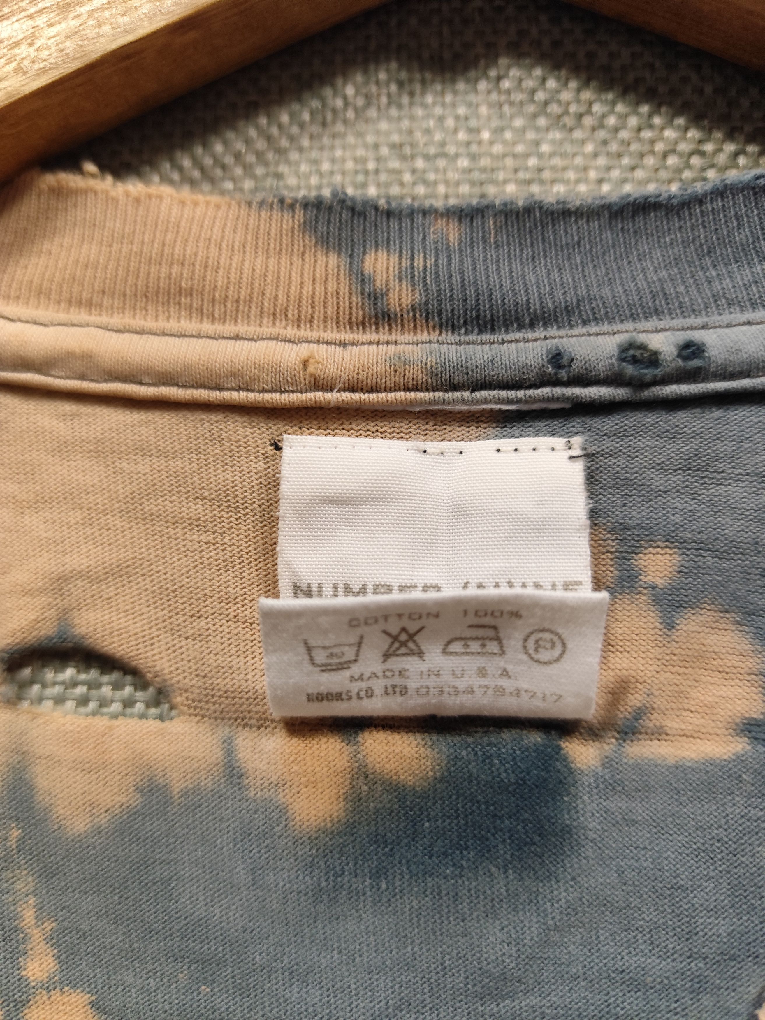Japanese Brand Number (N)ine Sunday Mechanics Tee Size US M / EU 48-50 / 2 - 7 Thumbnail