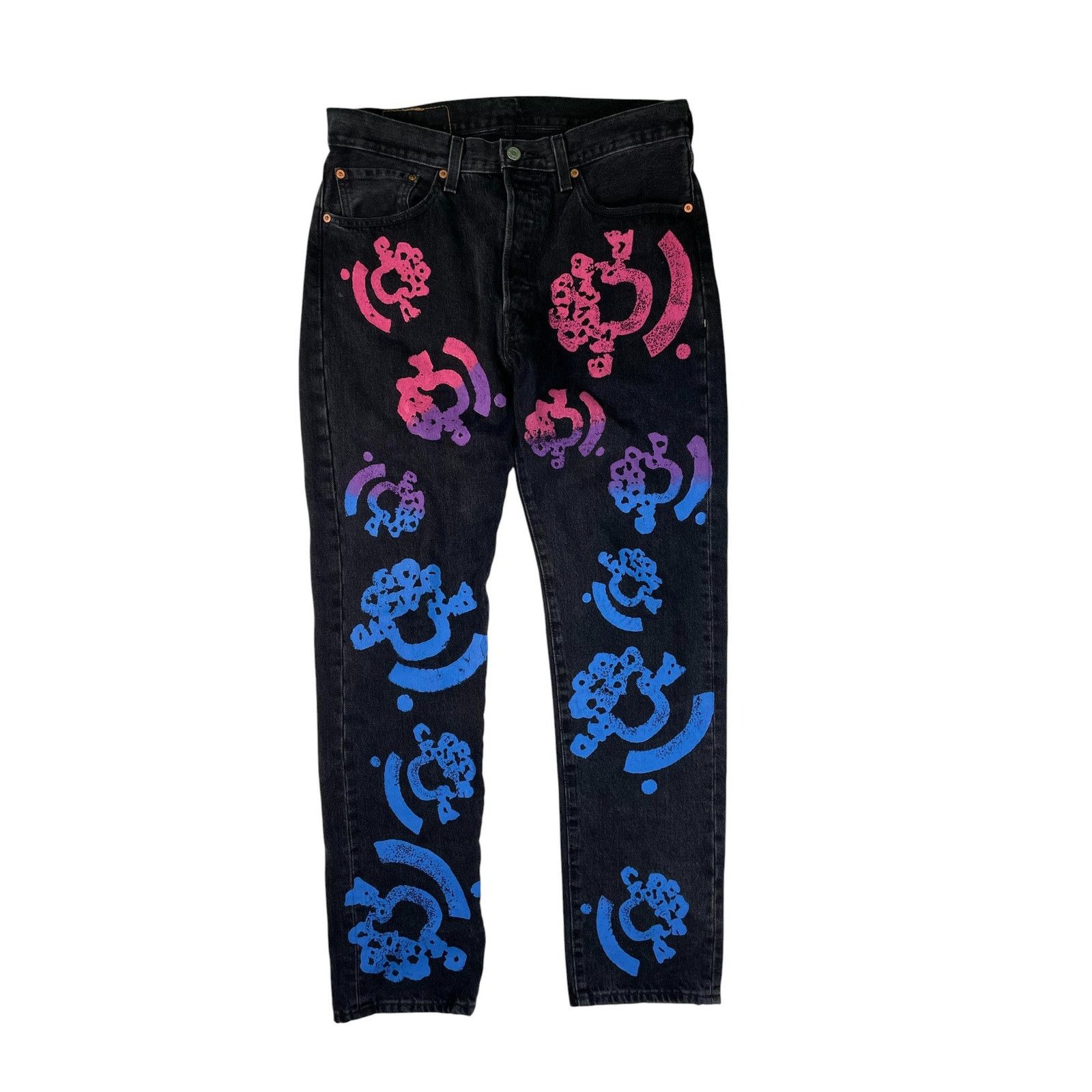 DENIM TEARS Denim Tears 'BSTROY' Black Jeans Size US 33 - 1 Thumbnail
