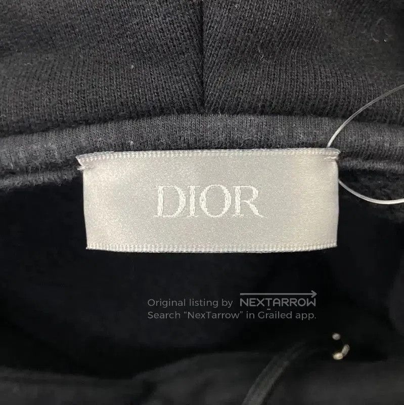Dior Dior Black Cotton Hooded Sweatshirt for Women . Size XL / US 12-14 / IT 48-50 - 5 Thumbnail