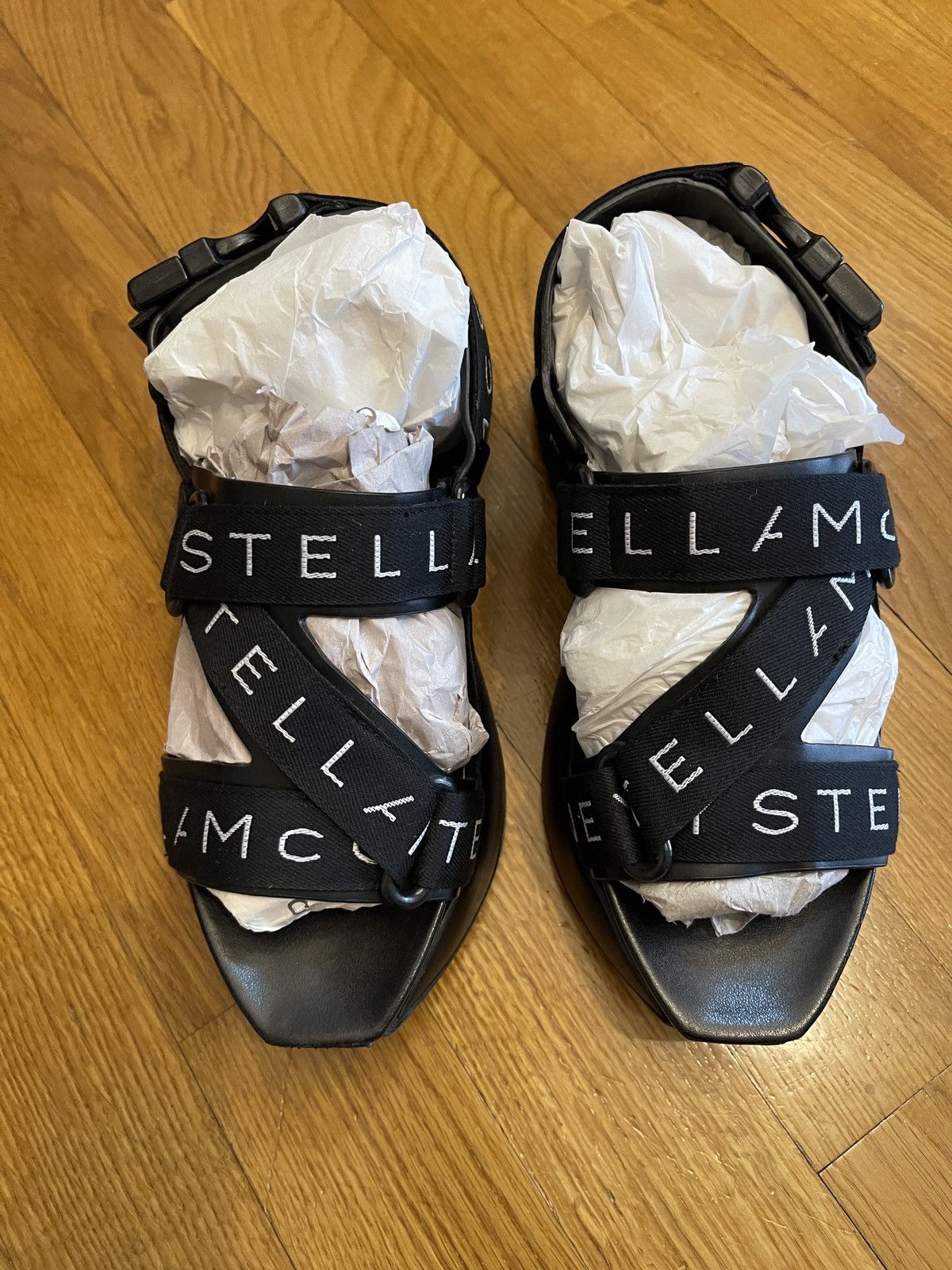Stella McCartney Stella McCartney Eclypse platform sandals Size US 7 / IT 37 - 1 Thumbnail