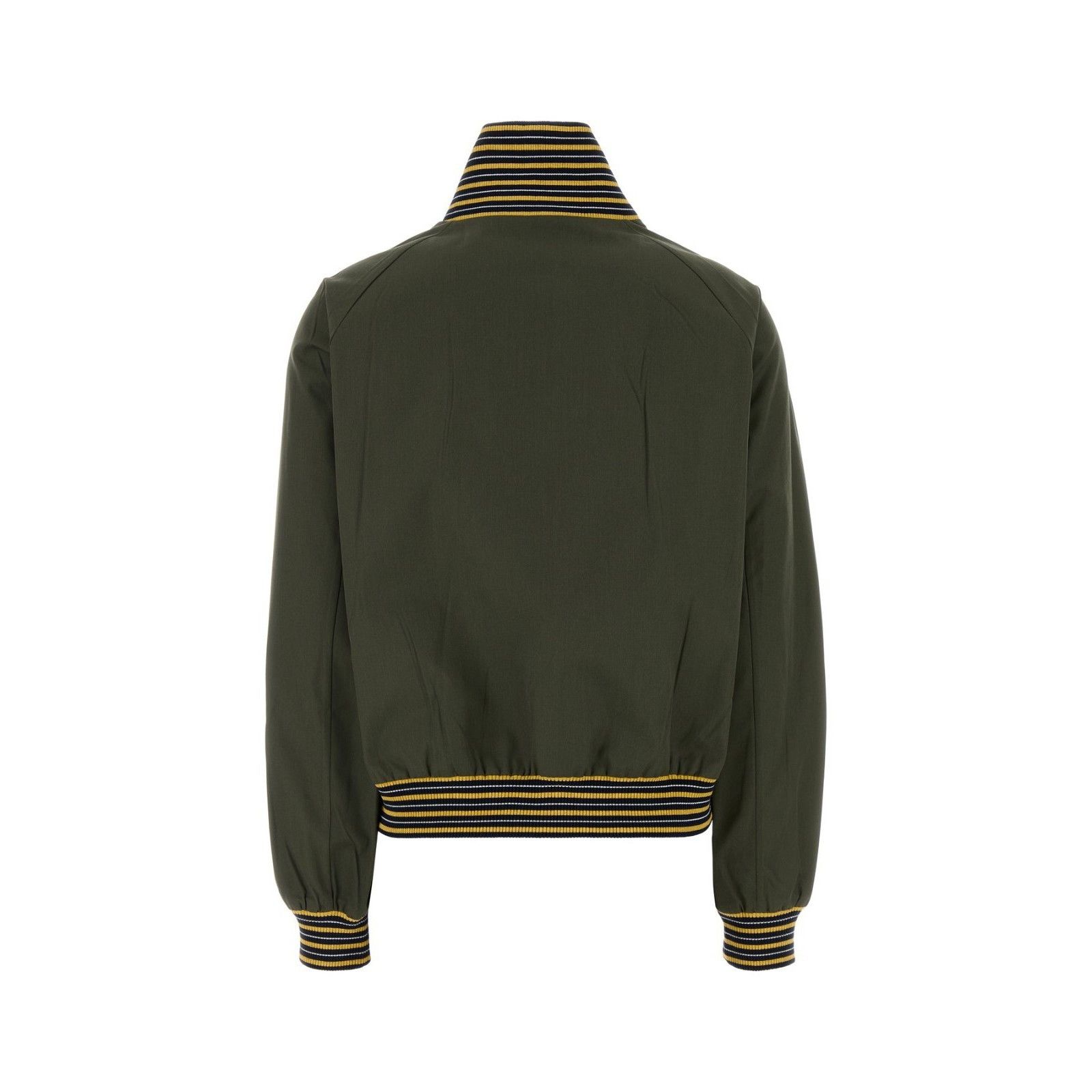 Prada PRADA Army Green Poplin Bomber Jacket New And Authentic (Wom Size M / US 6-8 / IT 42-44 - 2 Thumbnail