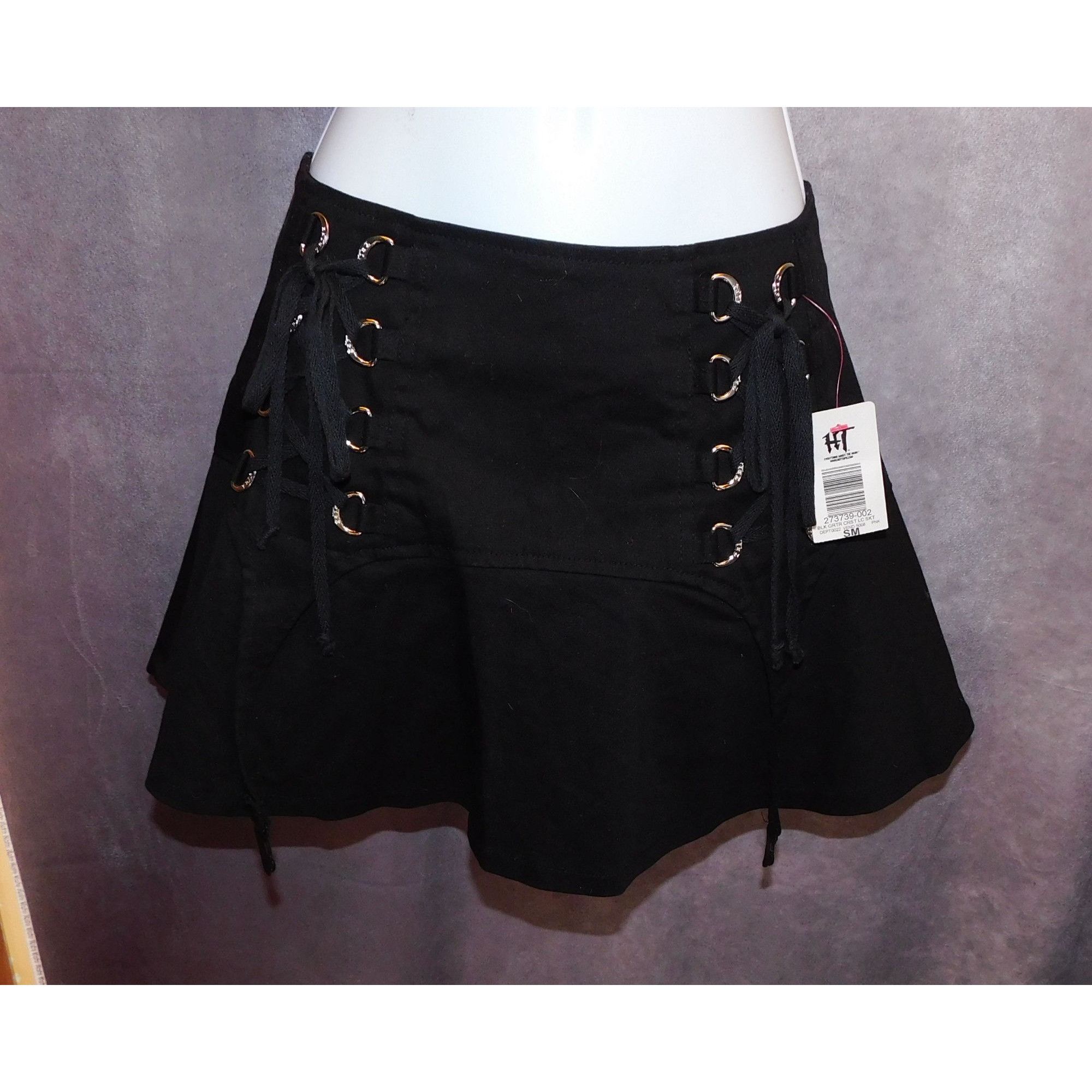 Tripp NYC Tripp Discontinued Gothic Black Double Corset Front Garter S Size 28" / US 6 / IT 42 - 4 Thumbnail